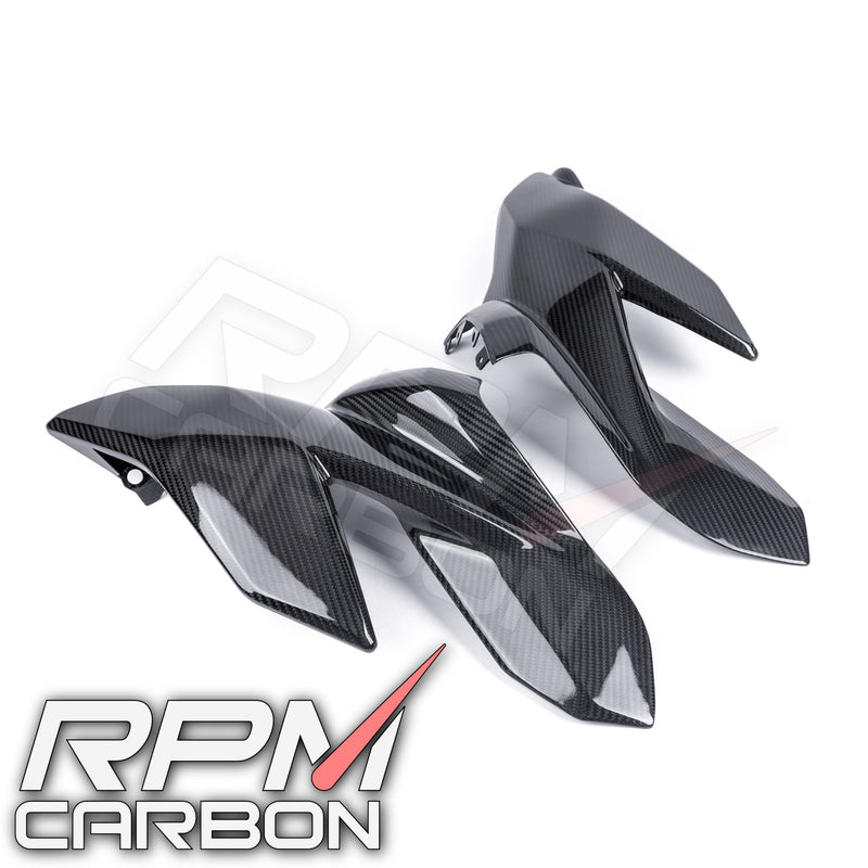 Ducati Streetfighter V4 Carbon Fiber Upper Tank Side Fairings