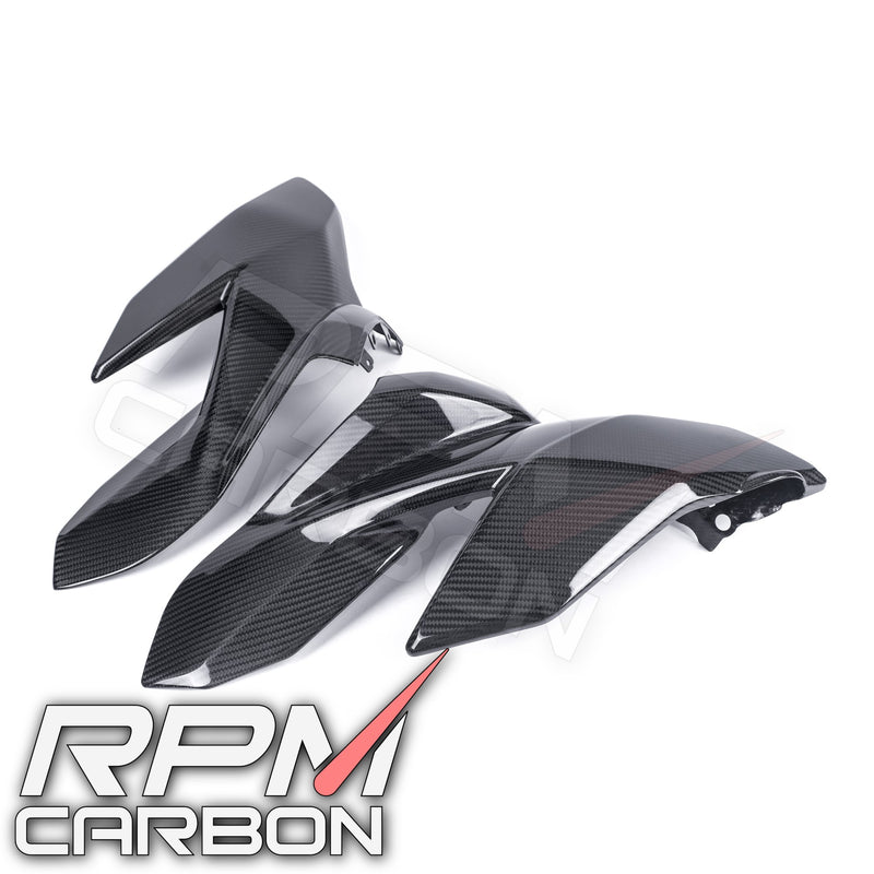 Ducati Streetfighter V4 Carbon Fiber Upper Tank Side Fairings