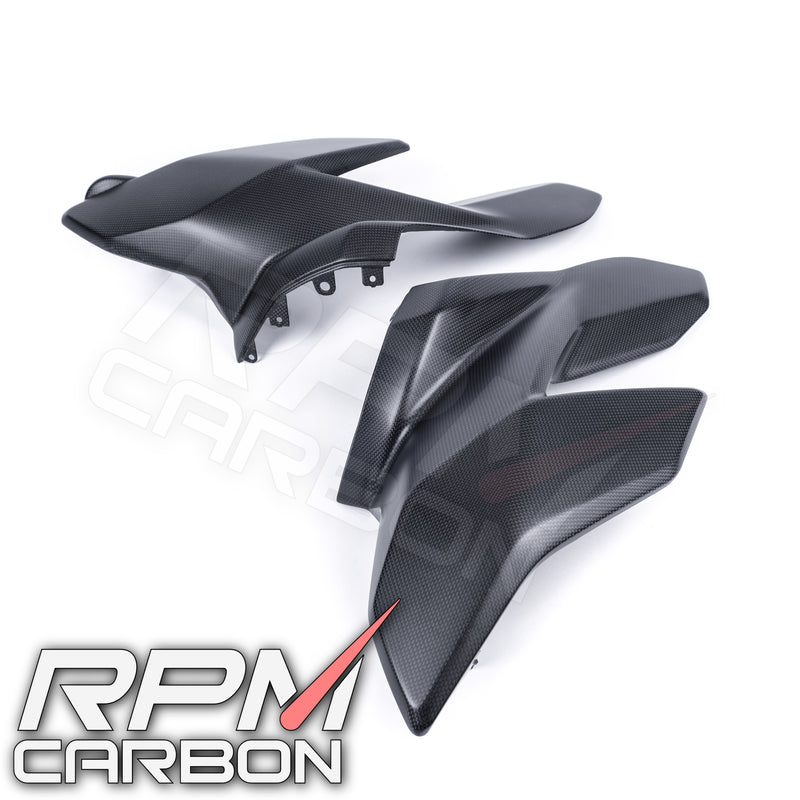 Ducati Streetfighter V4 Carbon Fiber Upper Tank Side Fairings