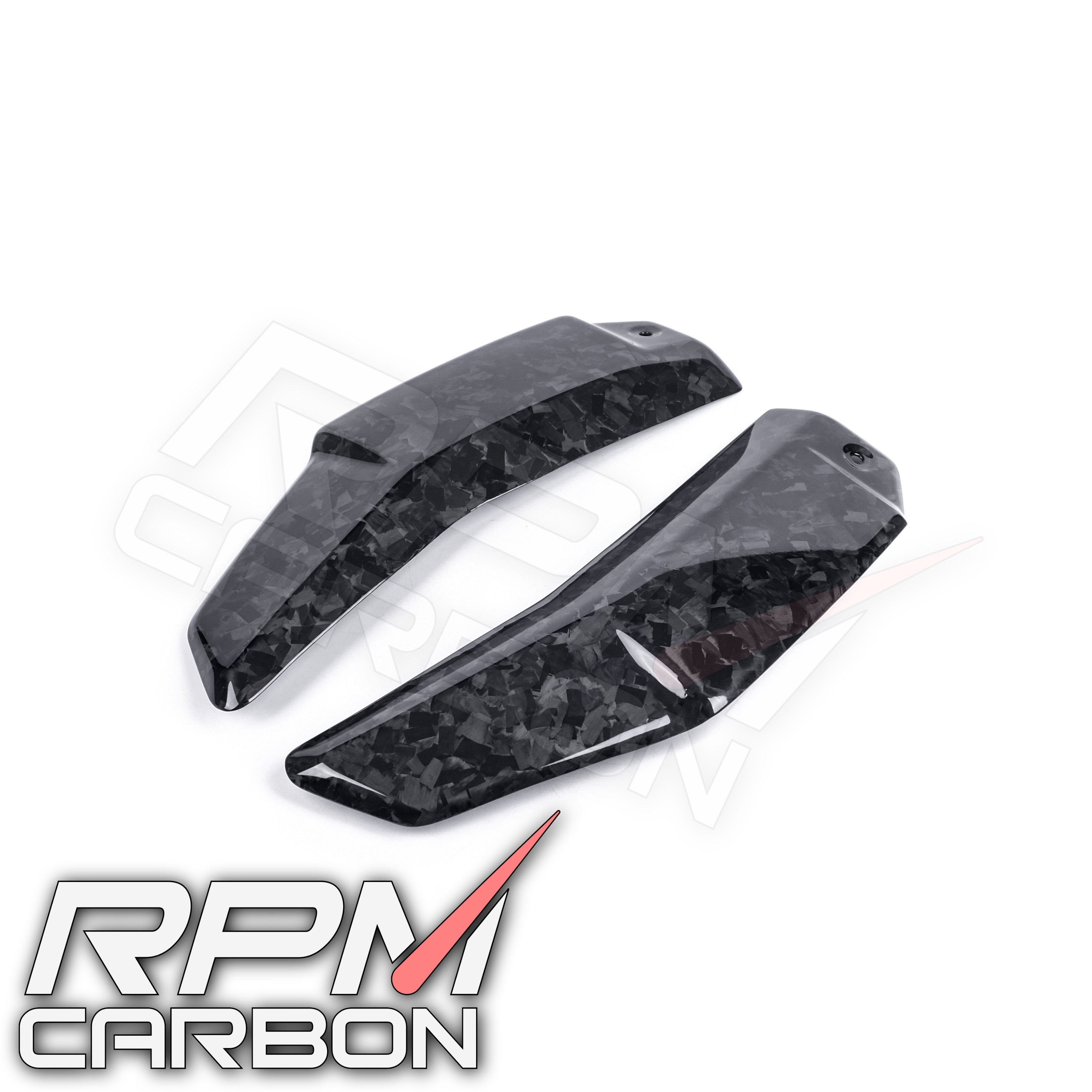 Ducati Streetfighter V4 Carbon Fiber Upper Radiator Guards Panels
