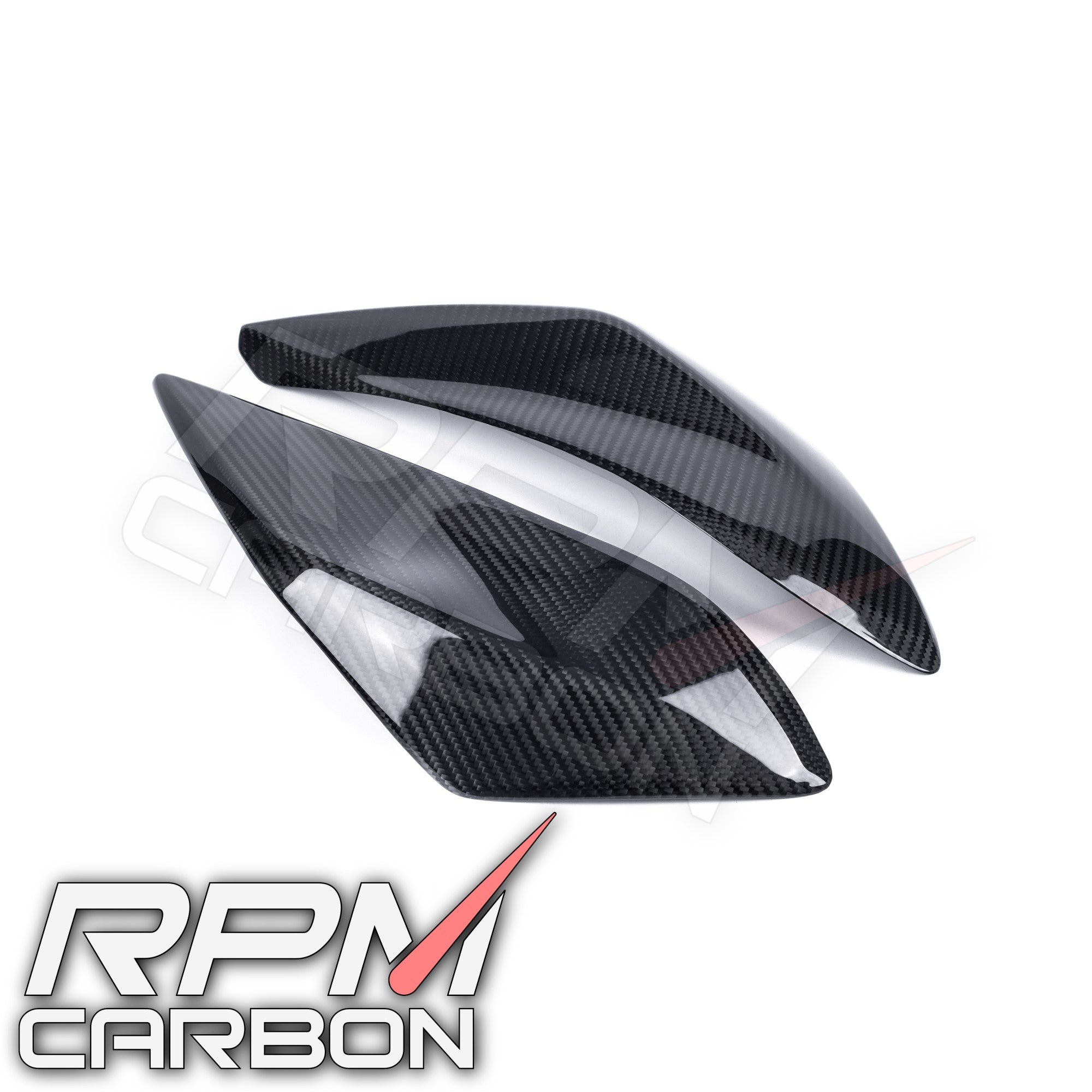 Ducati Hypermotard 950 Carbon Fiber Exhaust Side Covers Panels