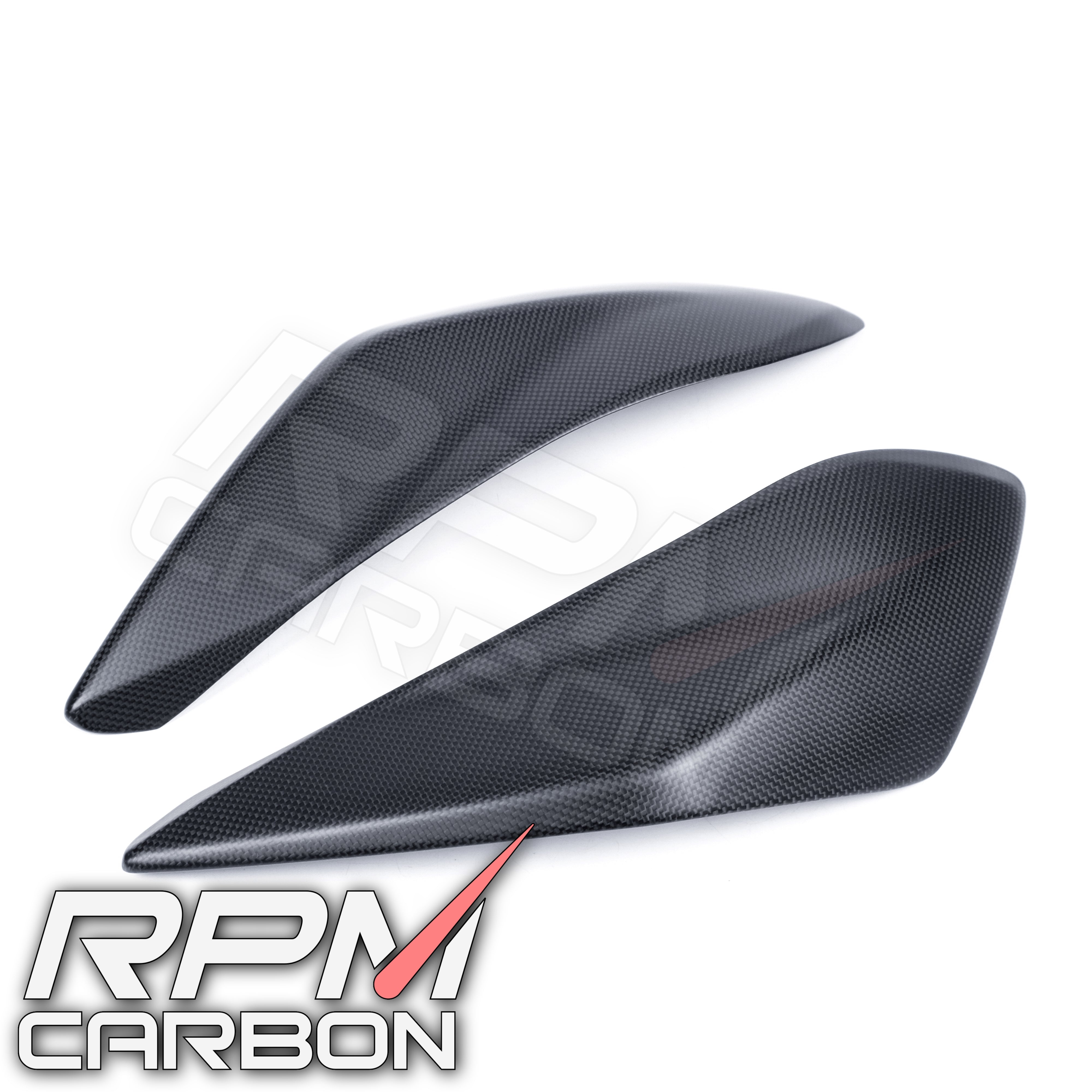 Ducati Hypermotard 950 Carbon Fiber Exhaust Side Covers Panels