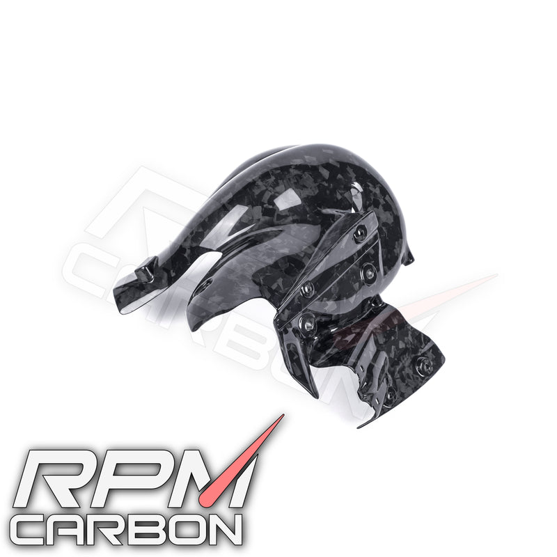 Ducati Panigale/Streetfighter V4 Carbon Fiber Exhaust Cover (EURO 4 Only)