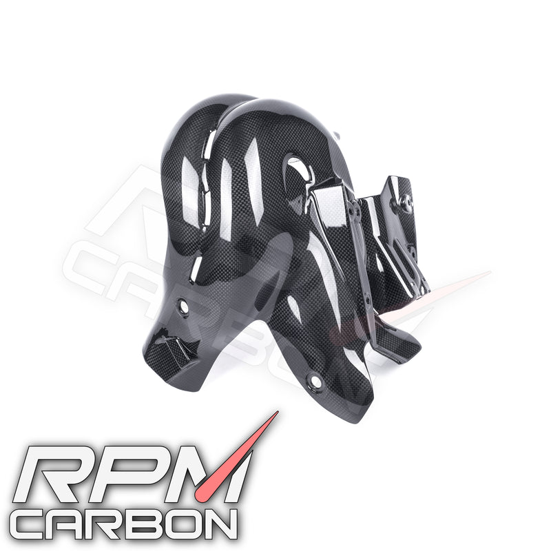 Ducati Panigale/Streetfighter V4 Carbon Fiber Exhaust Cover (EURO 4 Only)