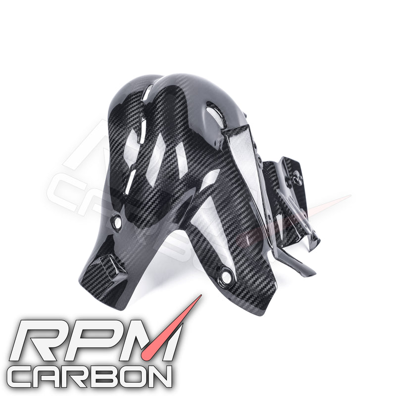 Ducati Panigale/Streetfighter V4 Carbon Fiber Exhaust Cover (EURO 4 Only)