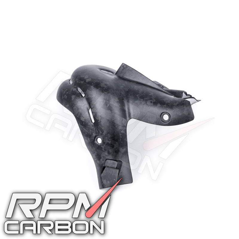 Ducati Panigale/Streetfighter V4 Carbon Fiber Exhaust Cover (EURO 4 Only)