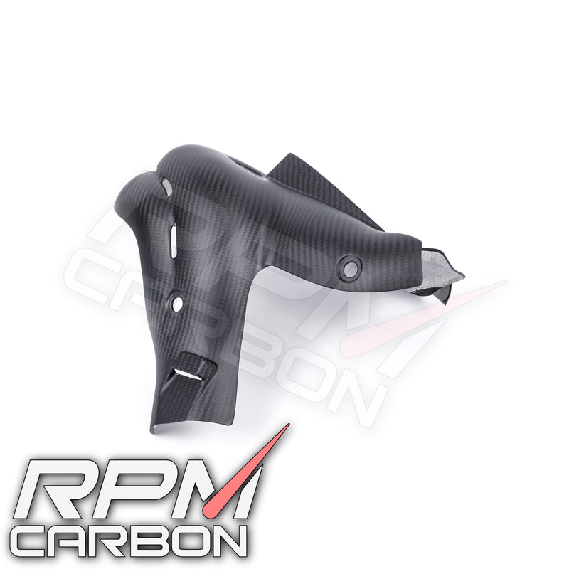Ducati Panigale/Streetfighter V4 Carbon Fiber Exhaust Cover (EURO 4 Only)