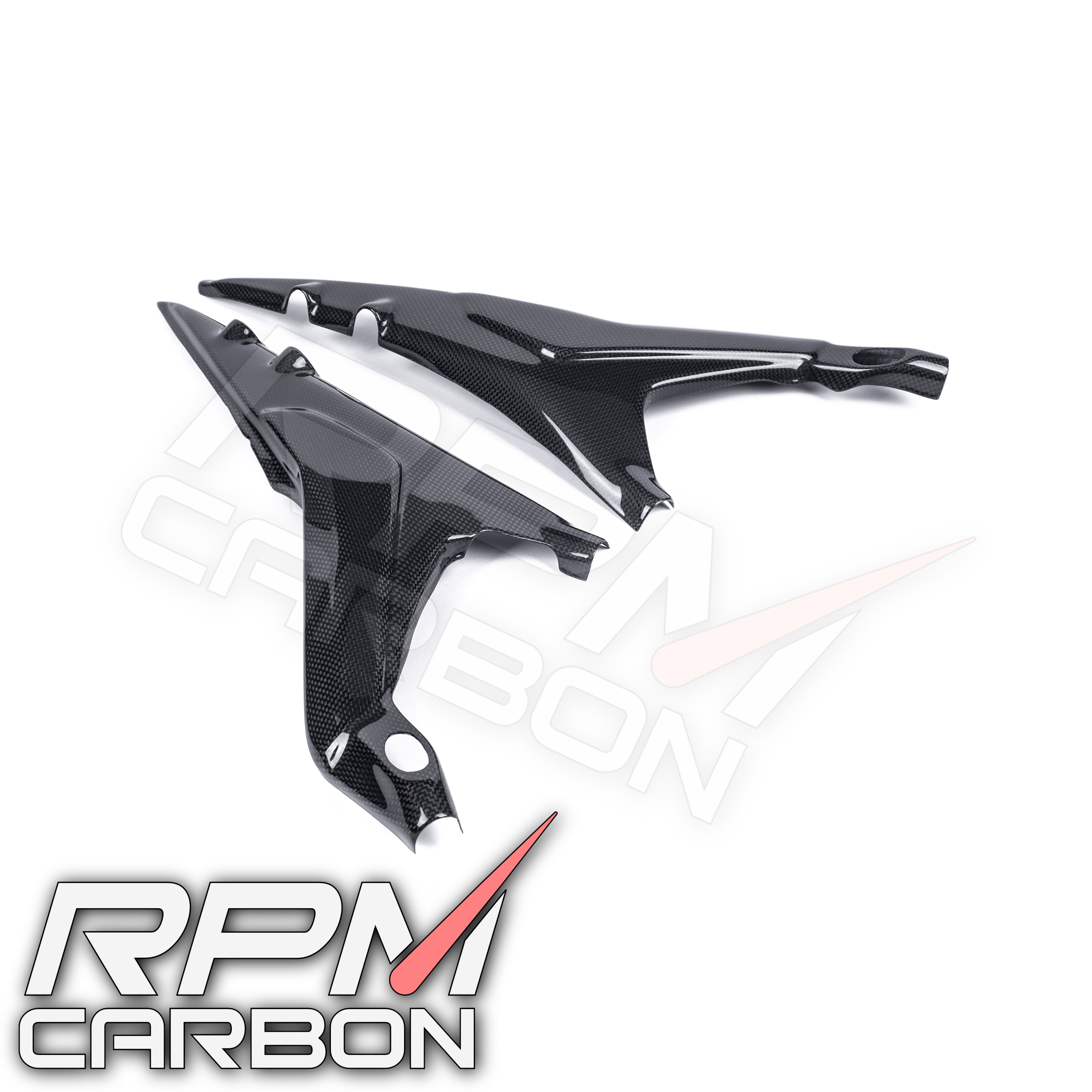 Carbon Fiber Sub-Frame Covers Protectors for Ducati Panigale V4