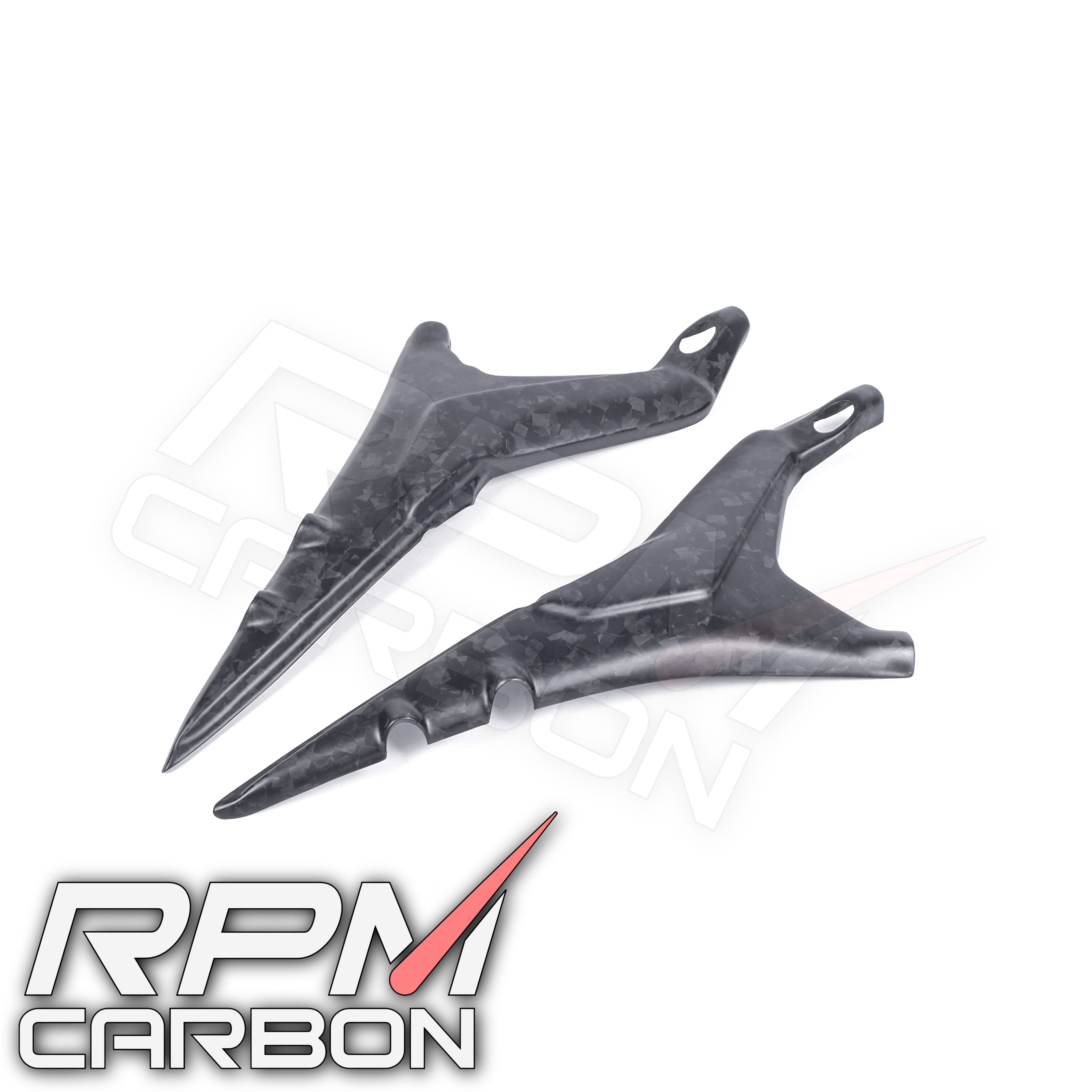 Ducati Panigale V4 Carbon Fiber Sub-Frame Covers Protectors Full Version