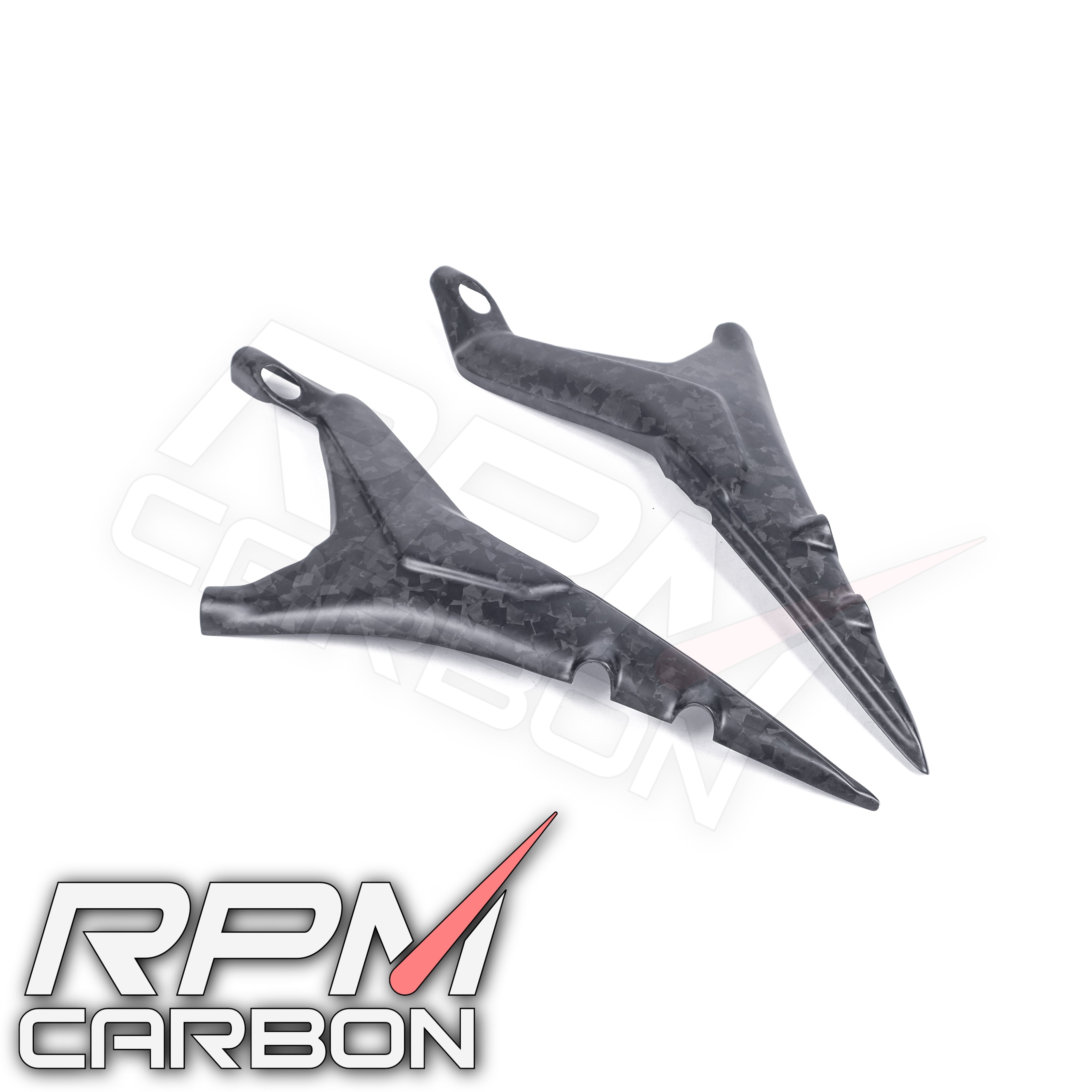 Ducati Panigale V4 Carbon Fiber Sub-Frame Covers Protectors Full Version