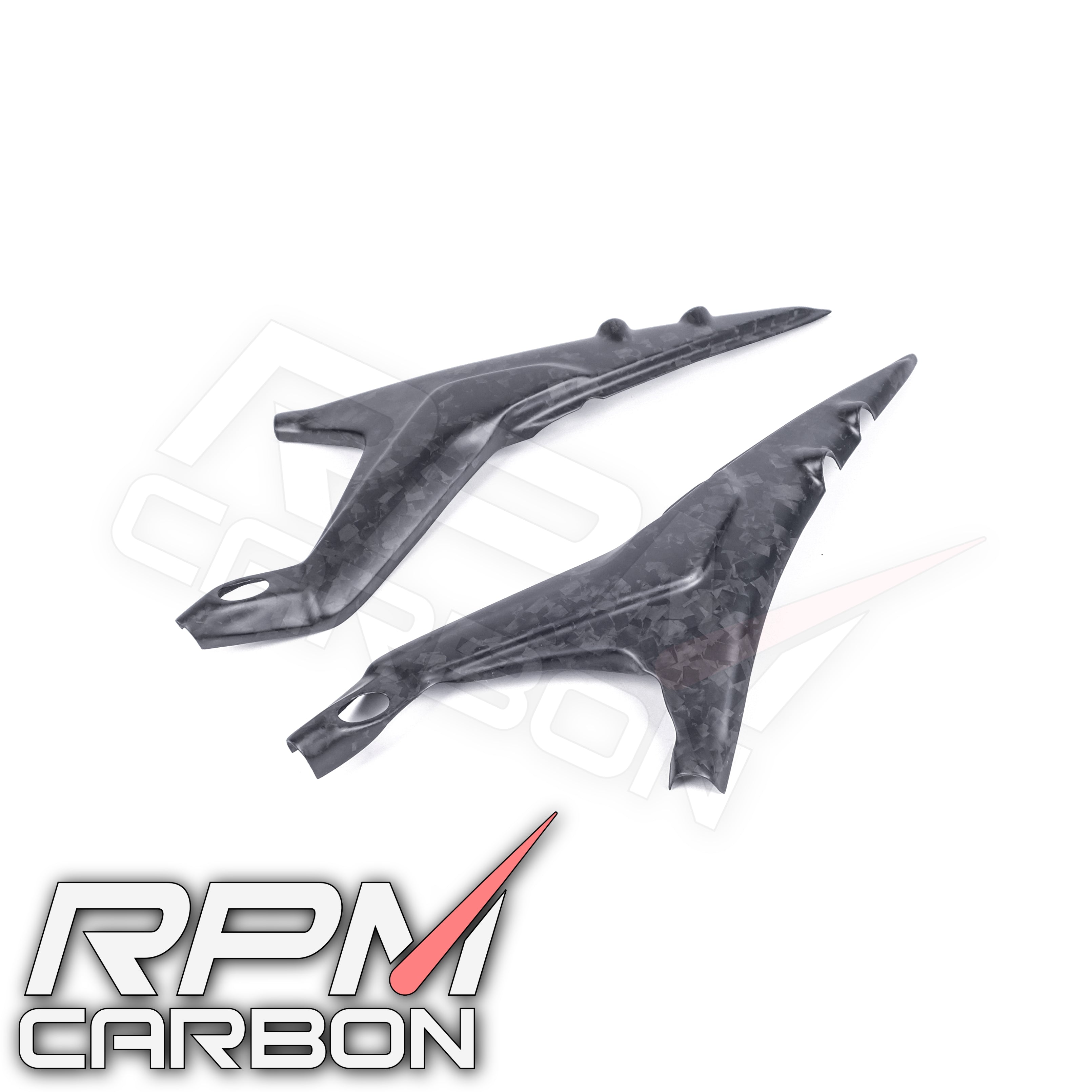 Ducati Panigale V4 Carbon Fiber Sub-Frame Covers Protectors Full Version