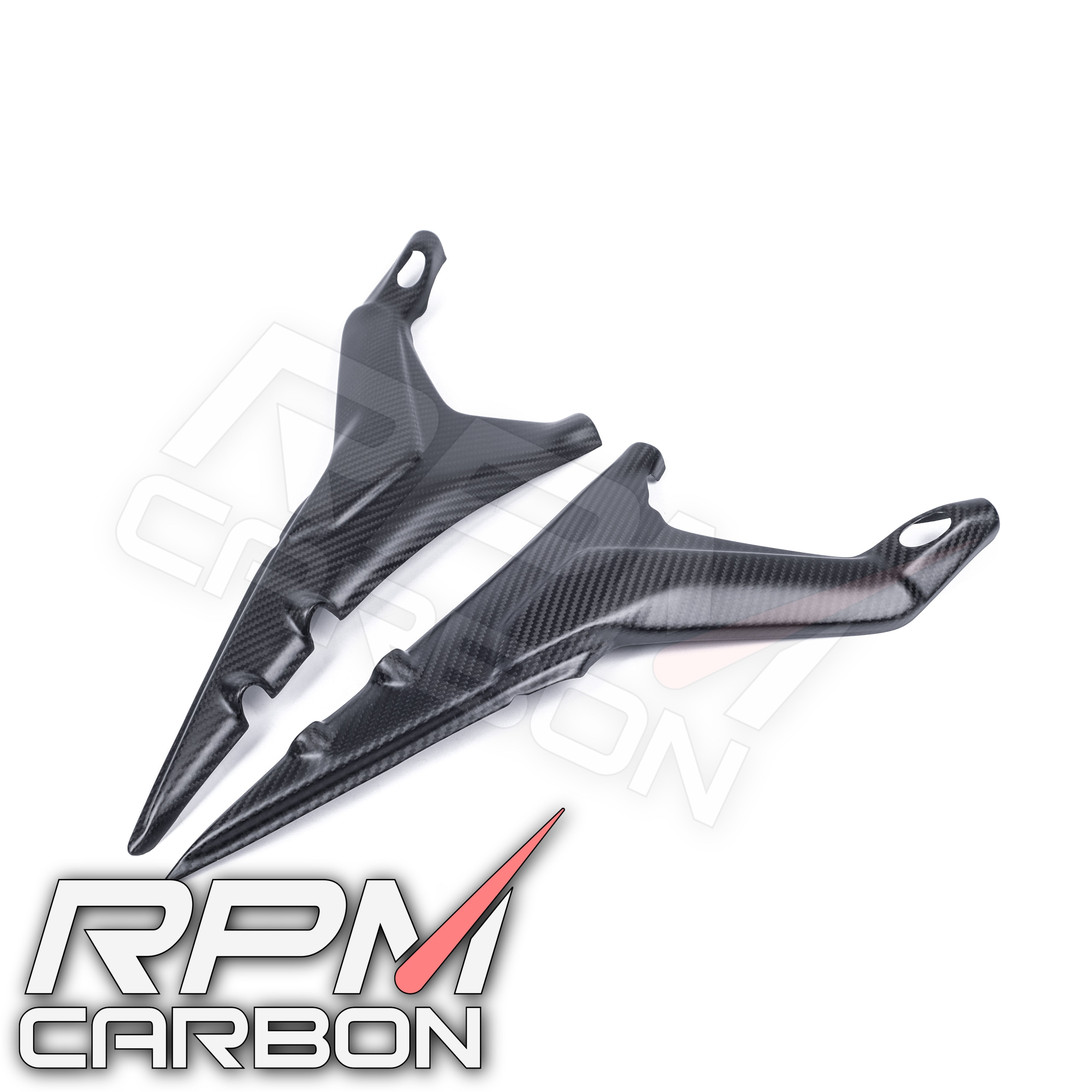 Ducati Panigale V4 Carbon Fiber Sub-Frame Covers Protectors Full Version