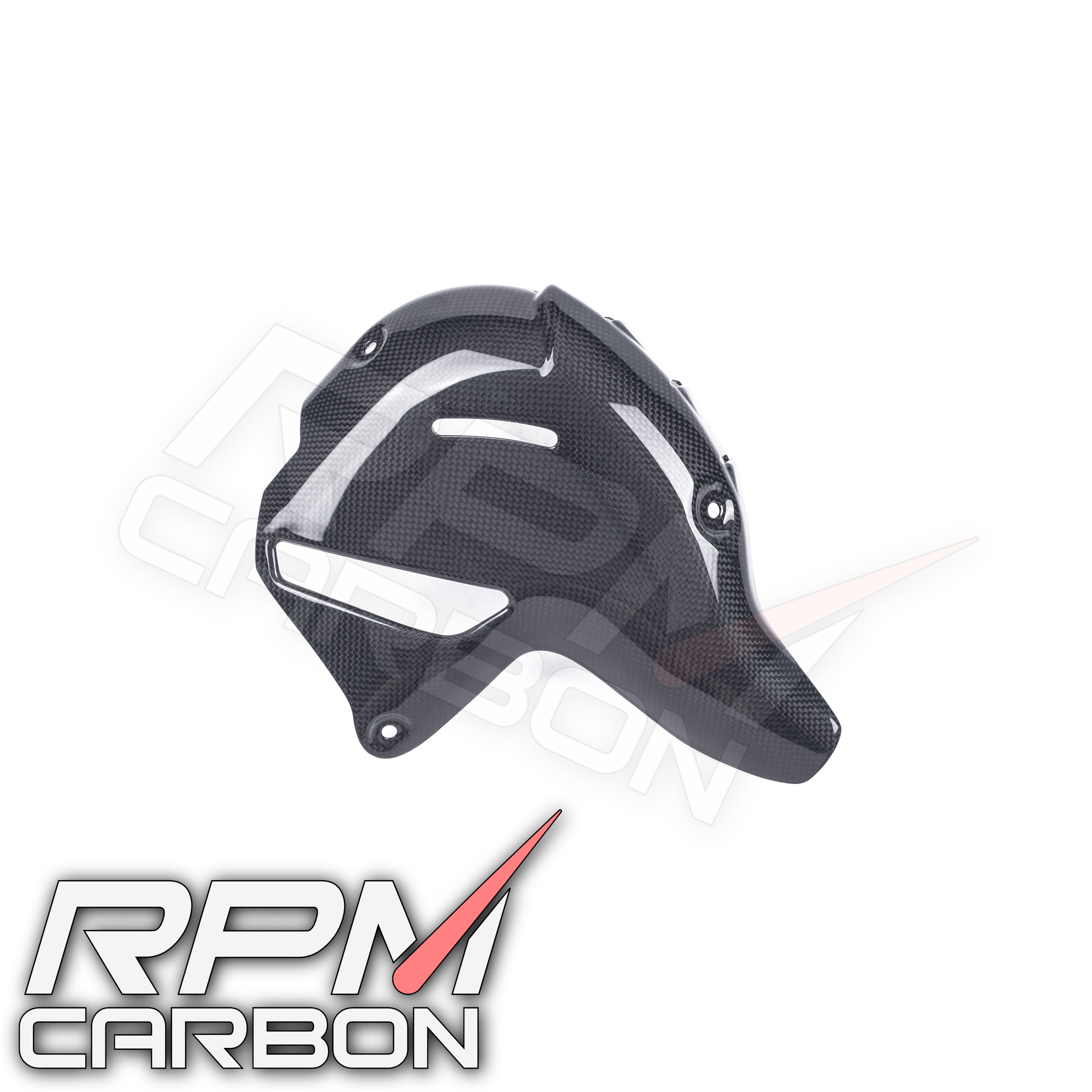 Ducati Panigale/Streetfighter V4 Carbon Fiber Exhaust Cover (Akrapovic Exhaust)