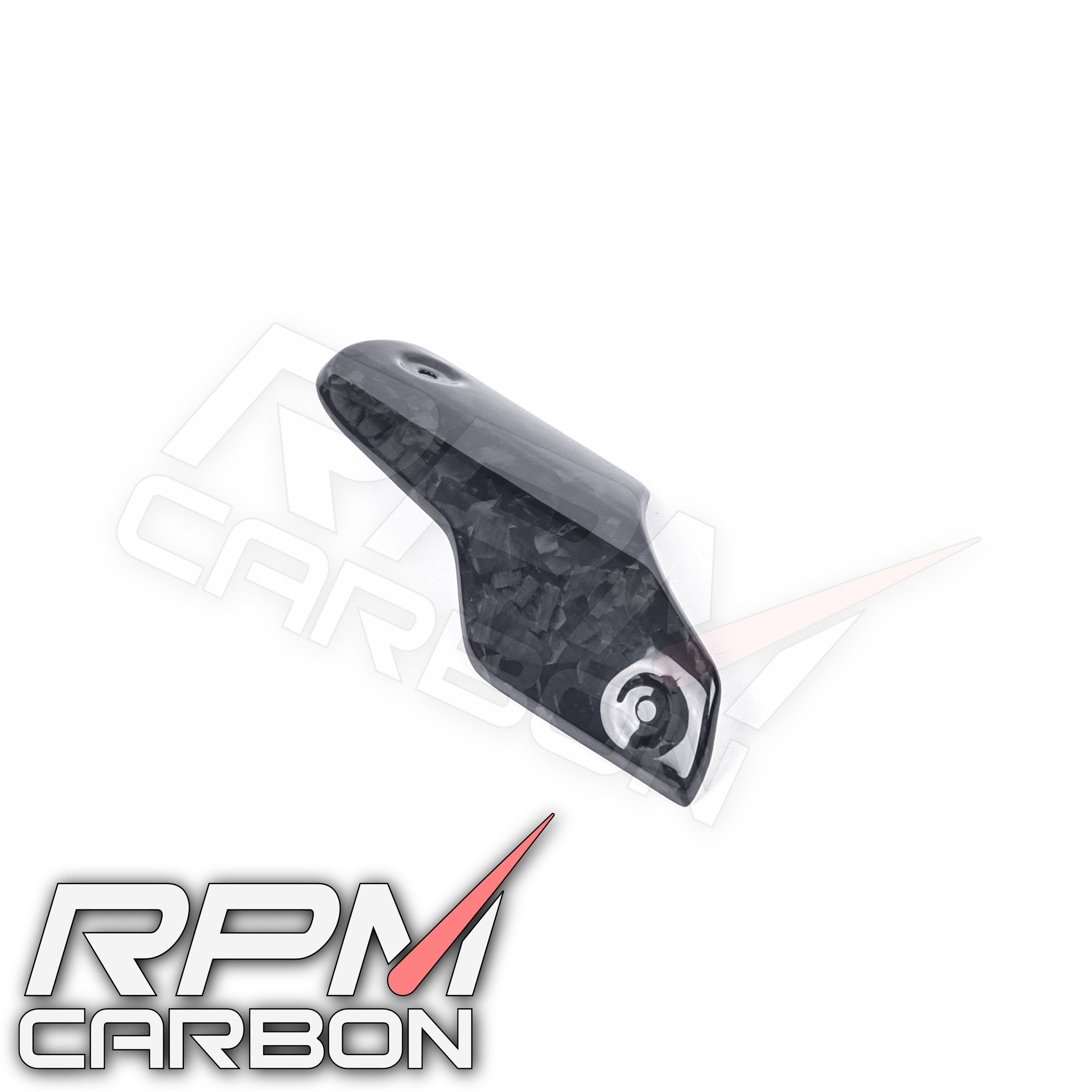 Ducati Panigale/Streetfighter V4 Carbon Fiber Exhaust Cover Small (Akrapovic Exhaust)