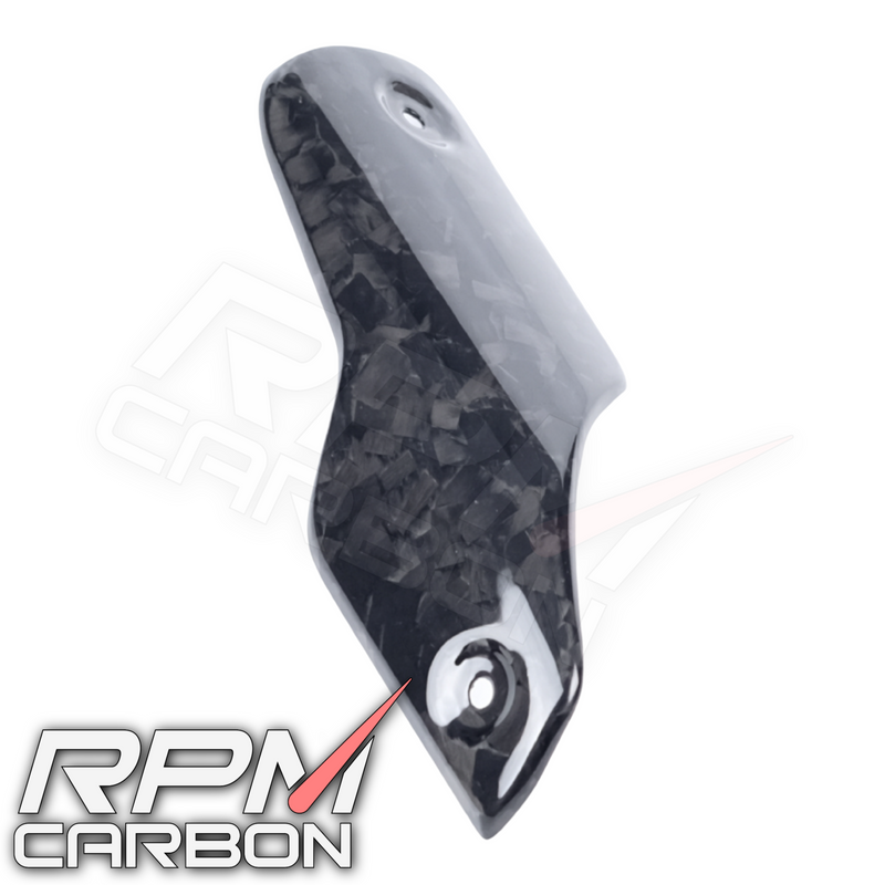 Ducati Panigale/Streetfighter V4 Carbon Fiber Exhaust Cover Small (Akrapovic Exhaust)