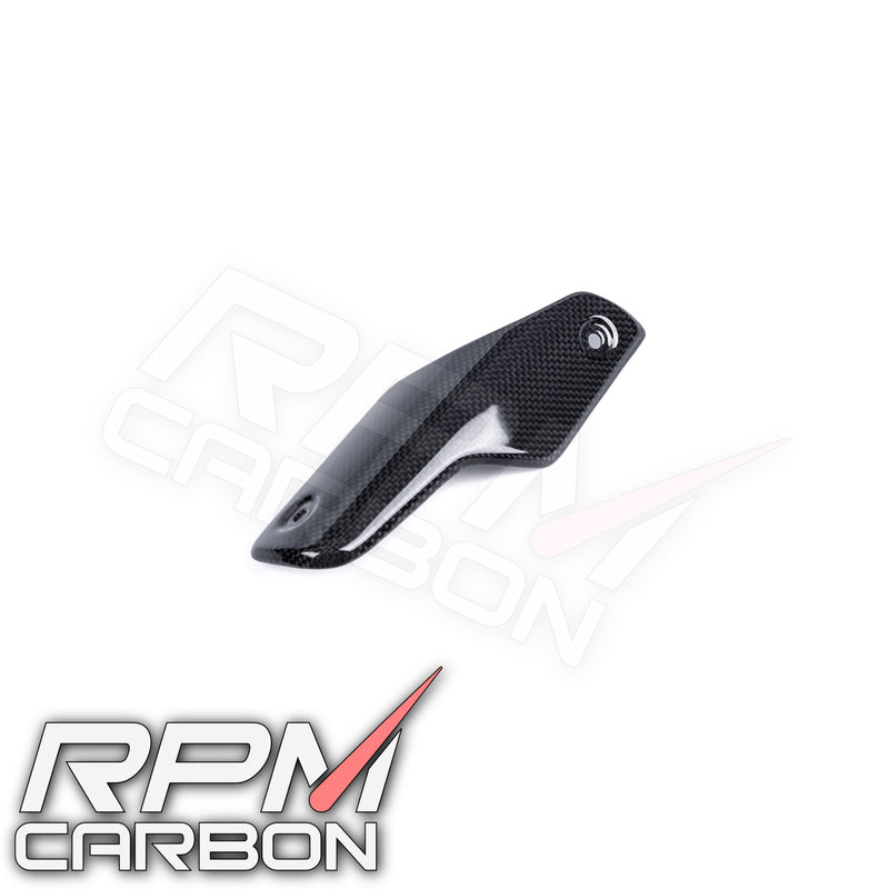 Ducati Panigale/Streetfighter V4 Carbon Fiber Exhaust Cover Small (Akrapovic Exhaust)