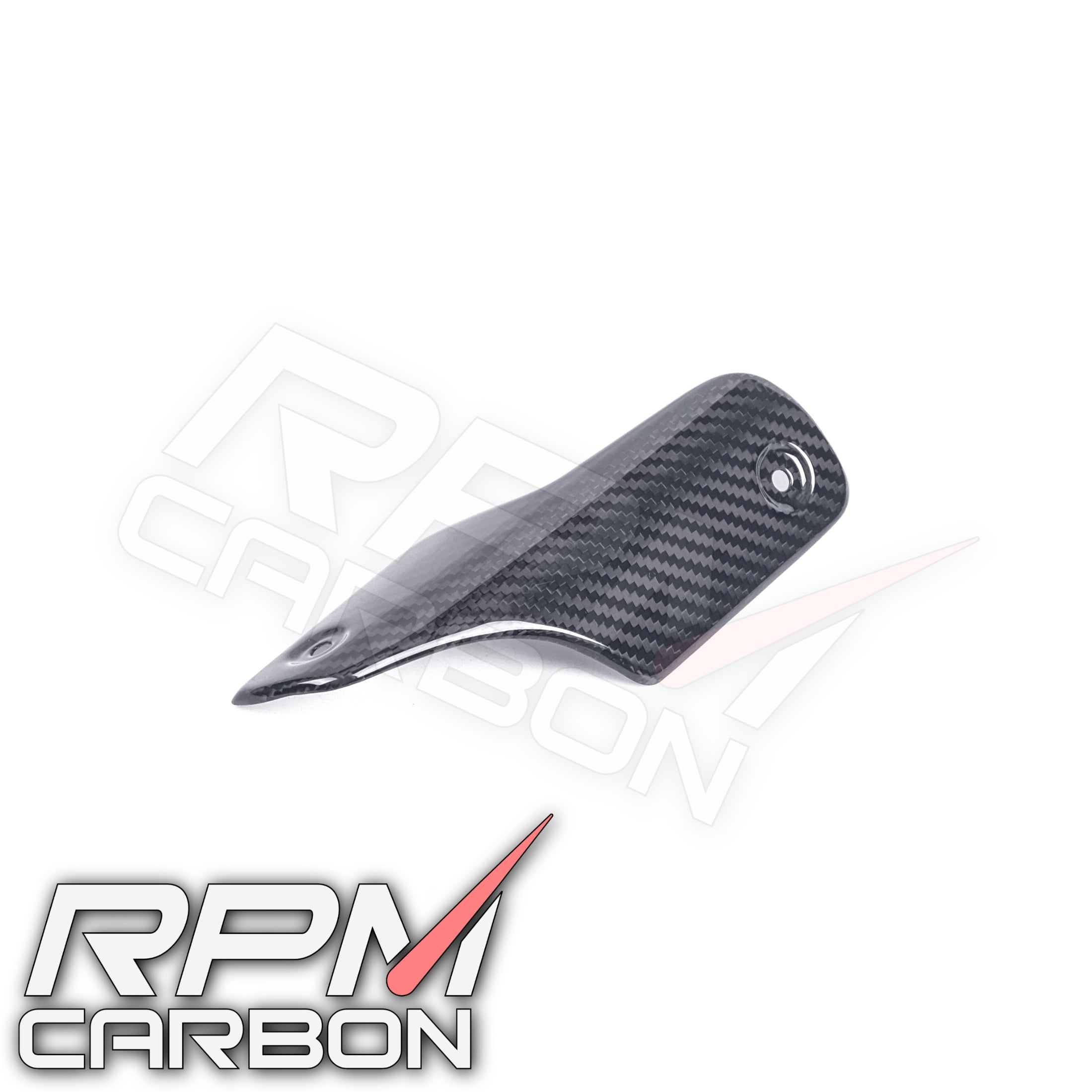 Ducati Panigale/Streetfighter V4 Carbon Fiber Exhaust Cover Small (Akrapovic Exhaust)