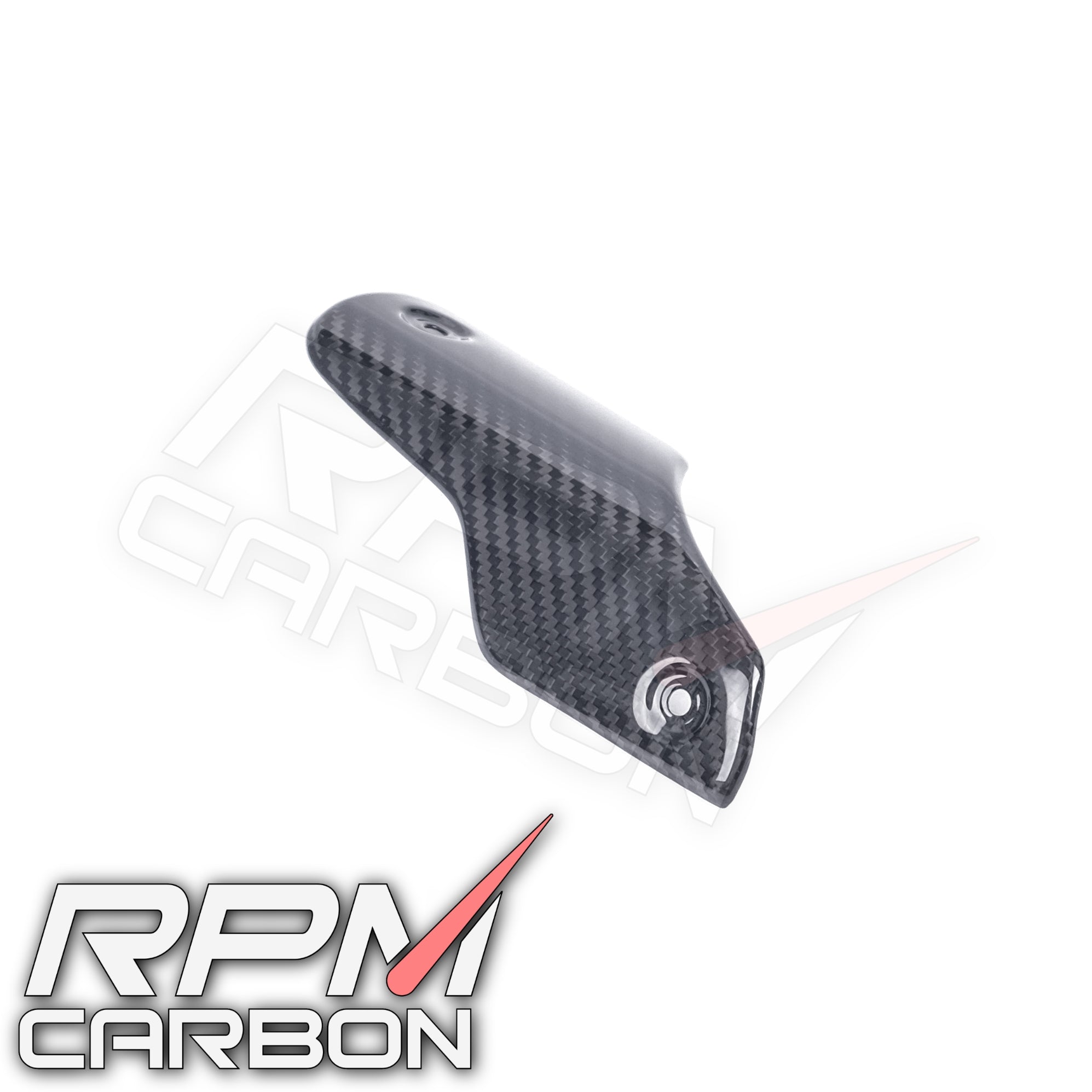 Ducati Panigale/Streetfighter V4 Carbon Fiber Exhaust Cover Small (Akrapovic Exhaust)