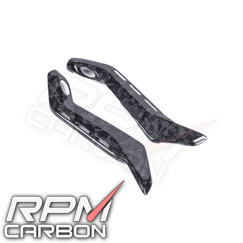 Ducati Panigale V4 Carbon Fiber Sub-Frame Covers Protectors Stock Version