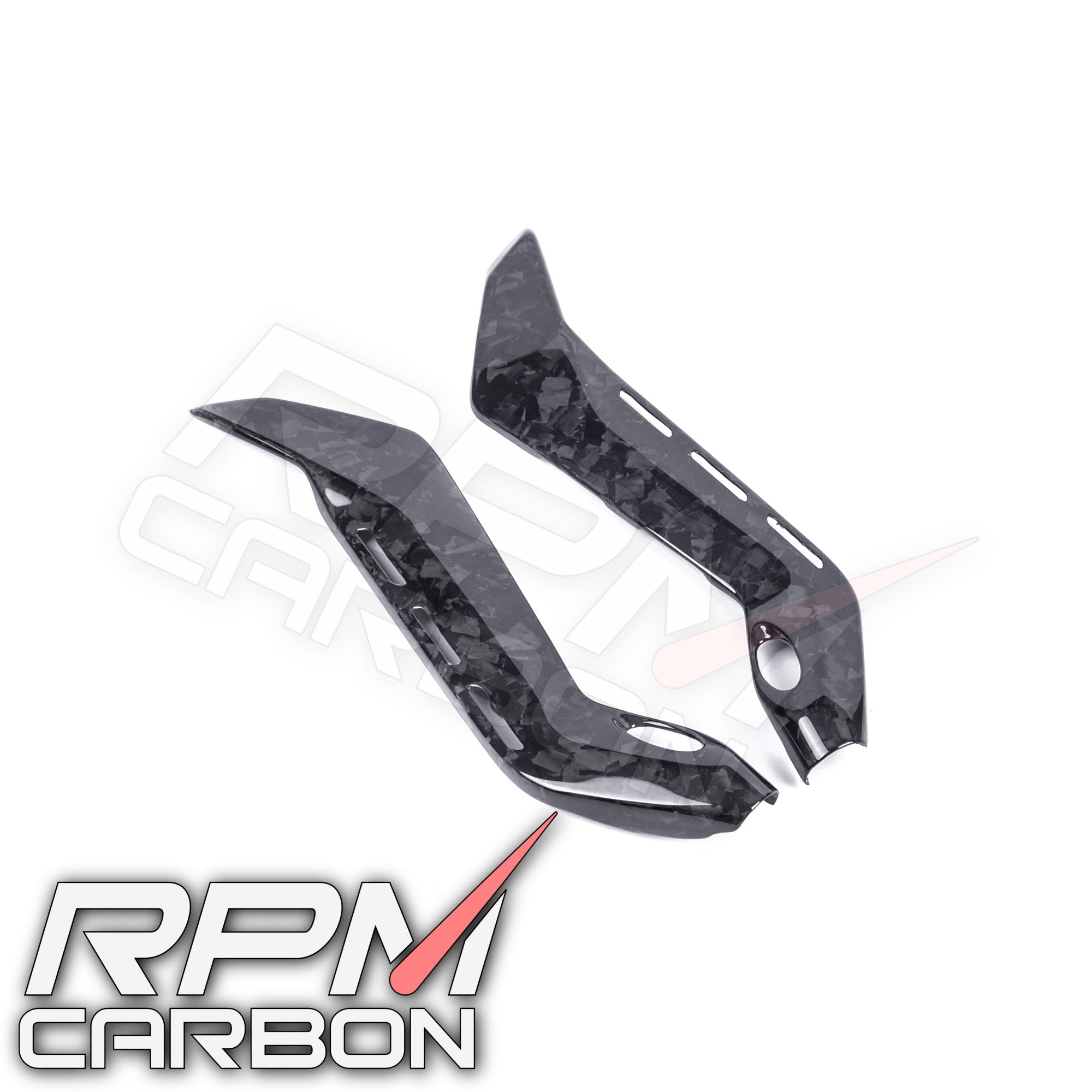 Panigale v4フレームカーボンカバー Carbon Fiber Sub-Frame Covers Protectors for Ducati Panigale V4
