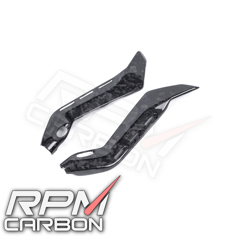 Ducati Panigale V4 Carbon Fiber Sub-Frame Covers Protectors Stock Version