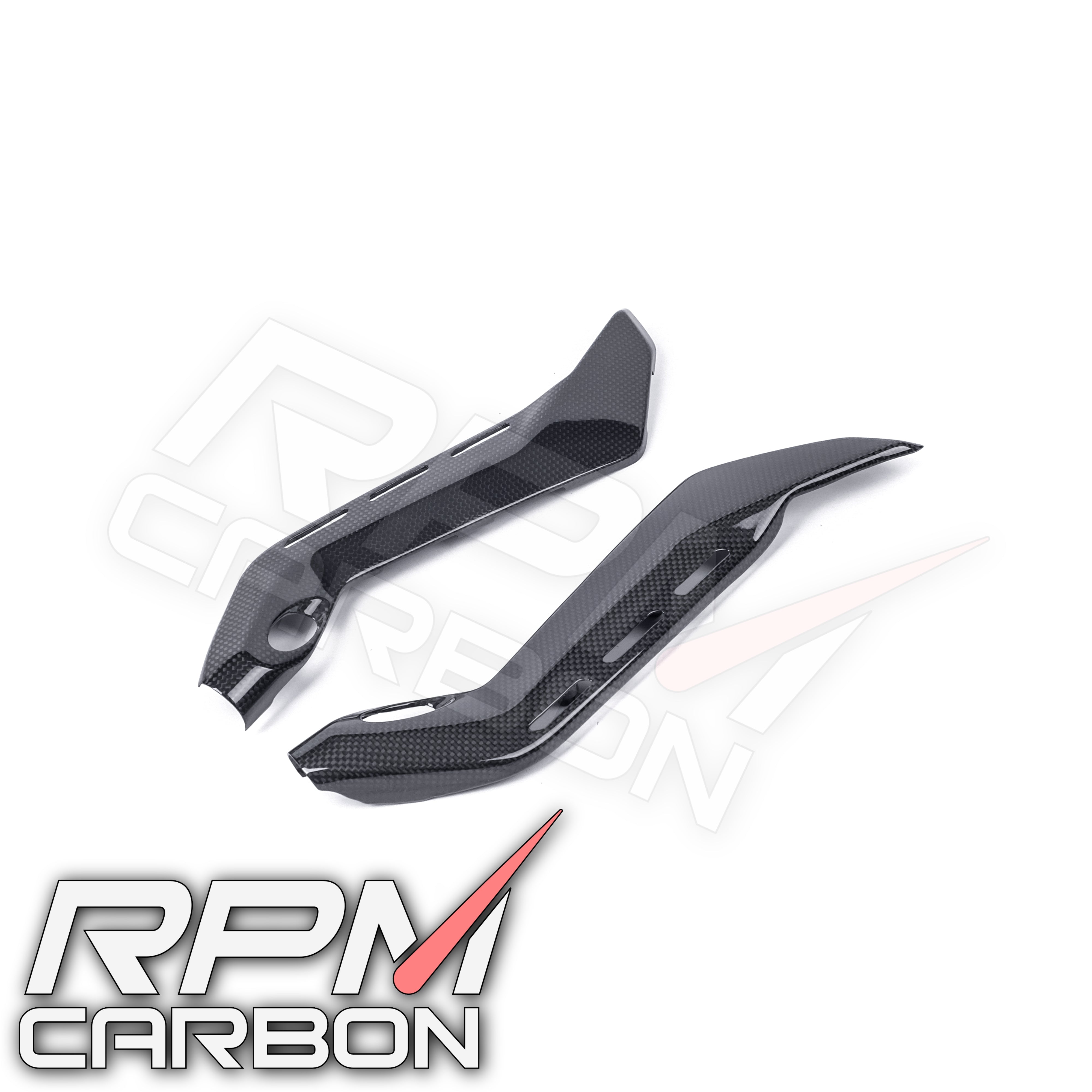 Ducati Panigale V4 Carbon Fiber Sub-Frame Covers Protectors Stock Version