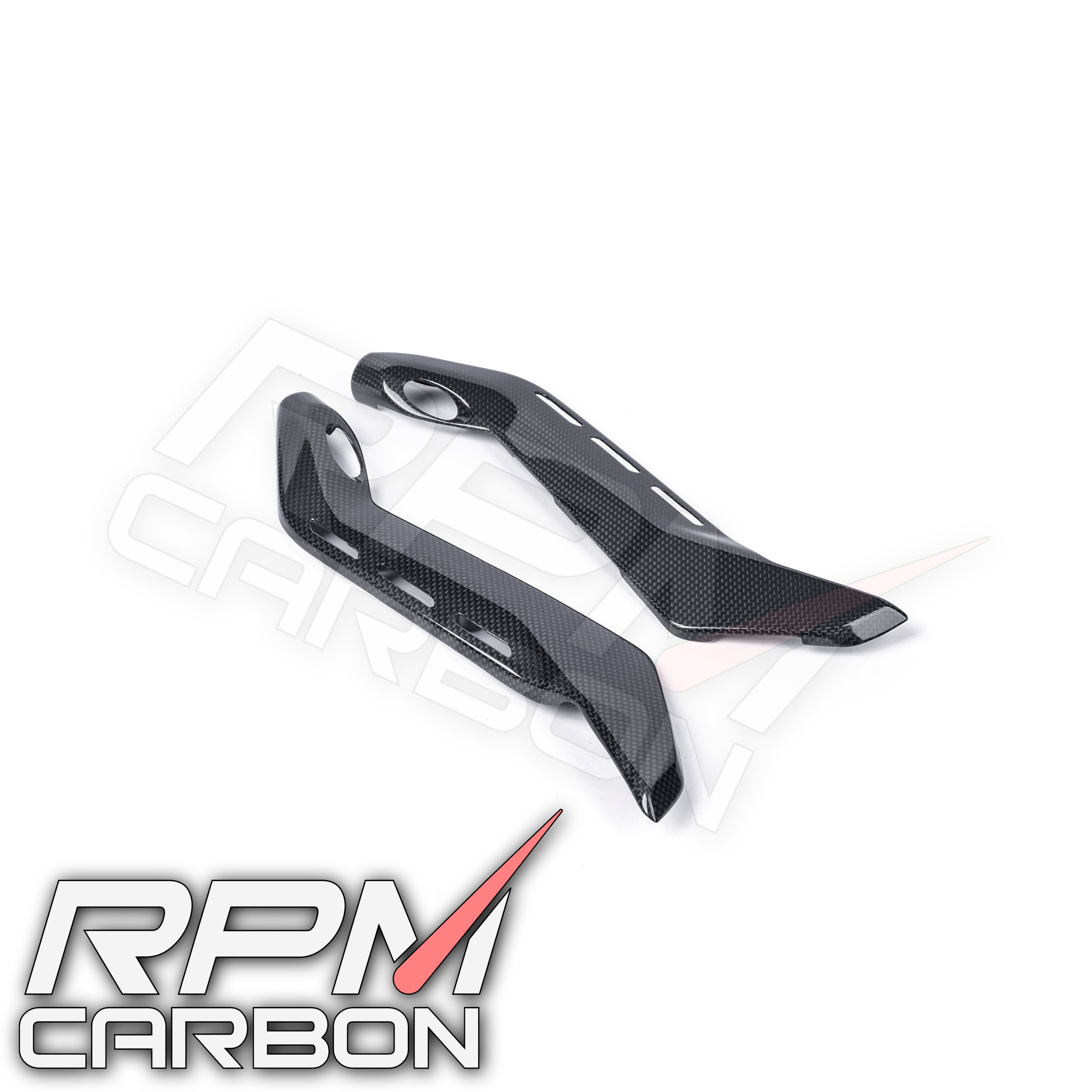 Ducati Panigale V4 Carbon Fiber Sub-Frame Covers Protectors Stock Version