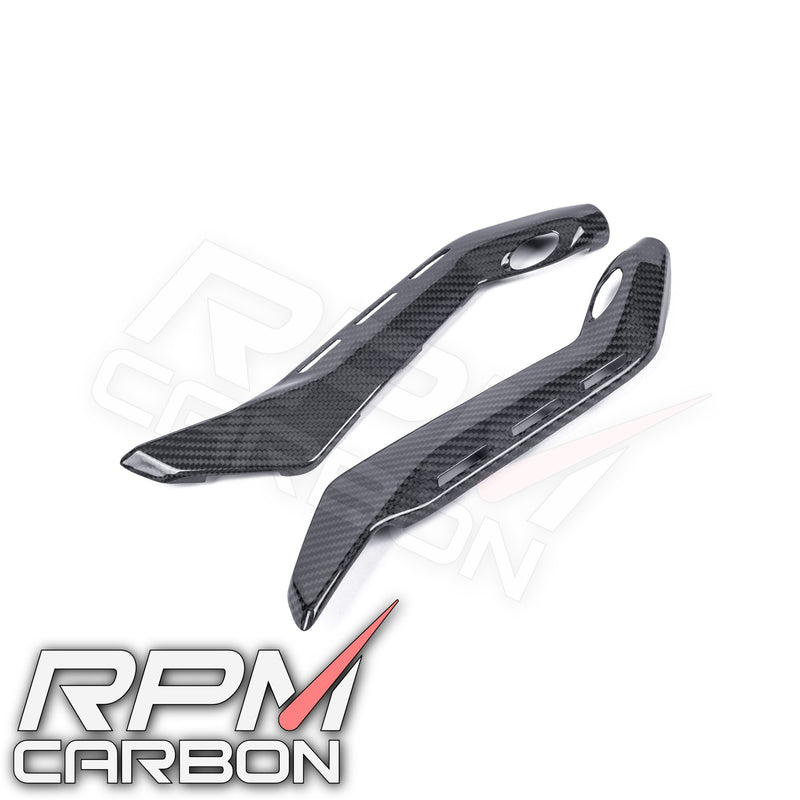 Ducati Panigale V4 Carbon Fiber Sub-Frame Covers Protectors Stock Version