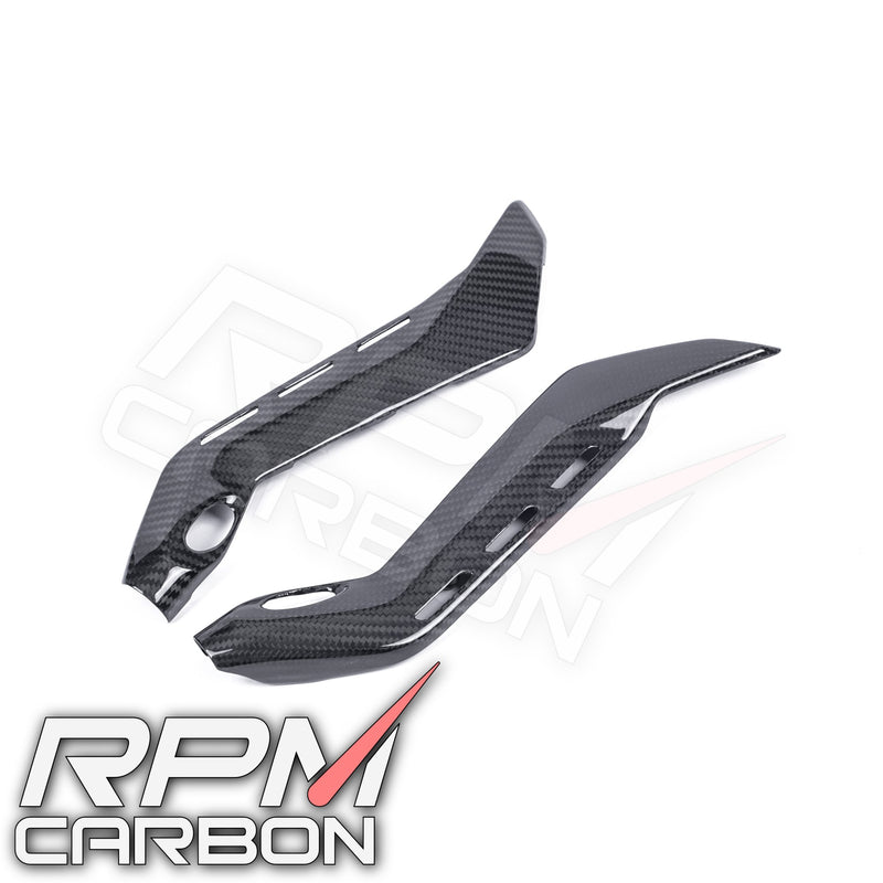 Ducati Panigale V4 Carbon Fiber Sub-Frame Covers Protectors Stock Version