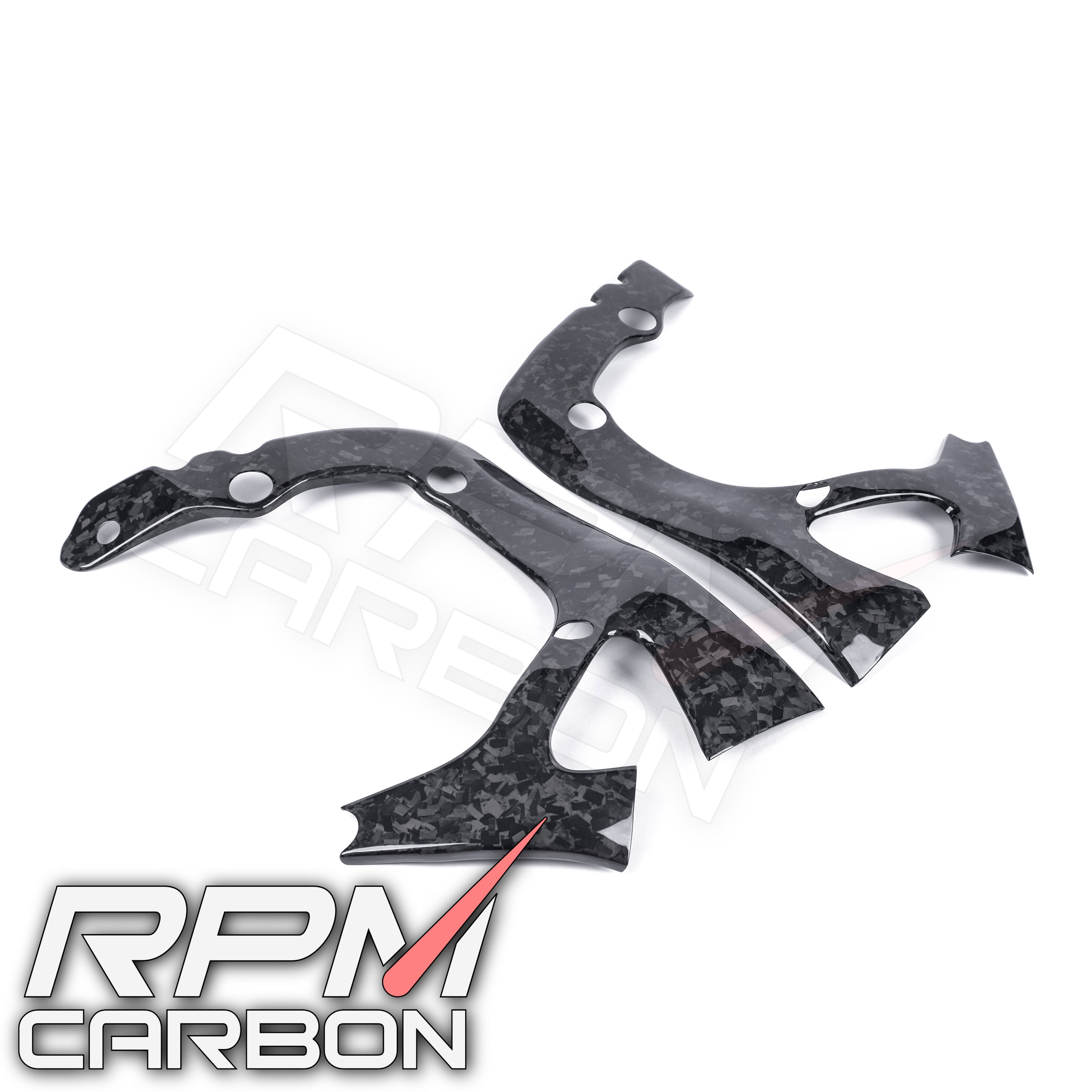 Honda CBR600RR Carbon Fiber Frame Covers Protectors Carbon Fiber