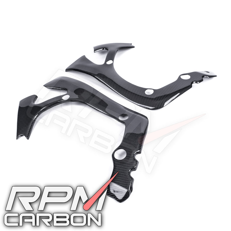 Honda CBR600RR Carbon Fiber Frame Covers Protectors Carbon Fiber