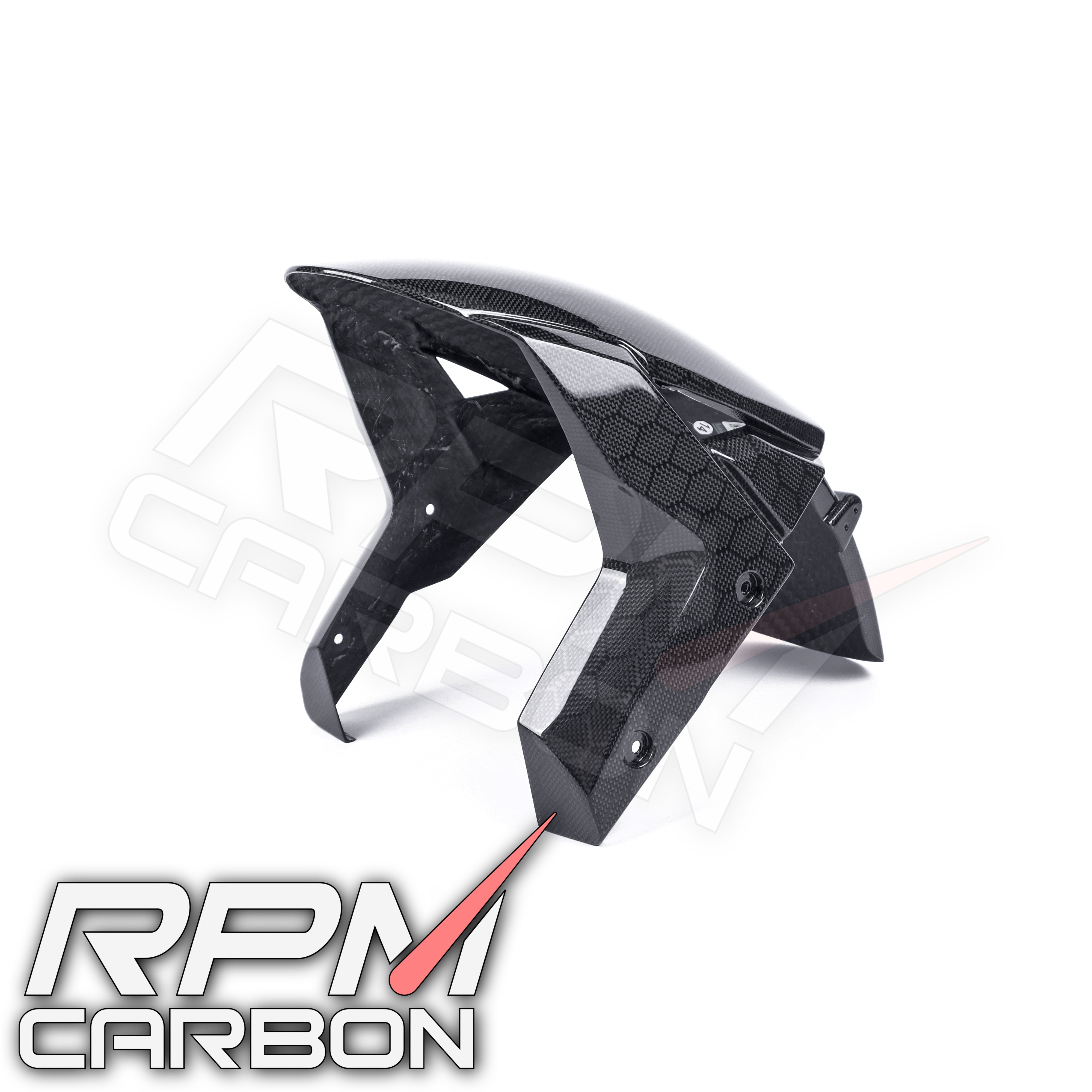 FENDER フェンダー Kawasaki ZX10 H2 Carbon Fiber Front Fender Hugger Mudguard