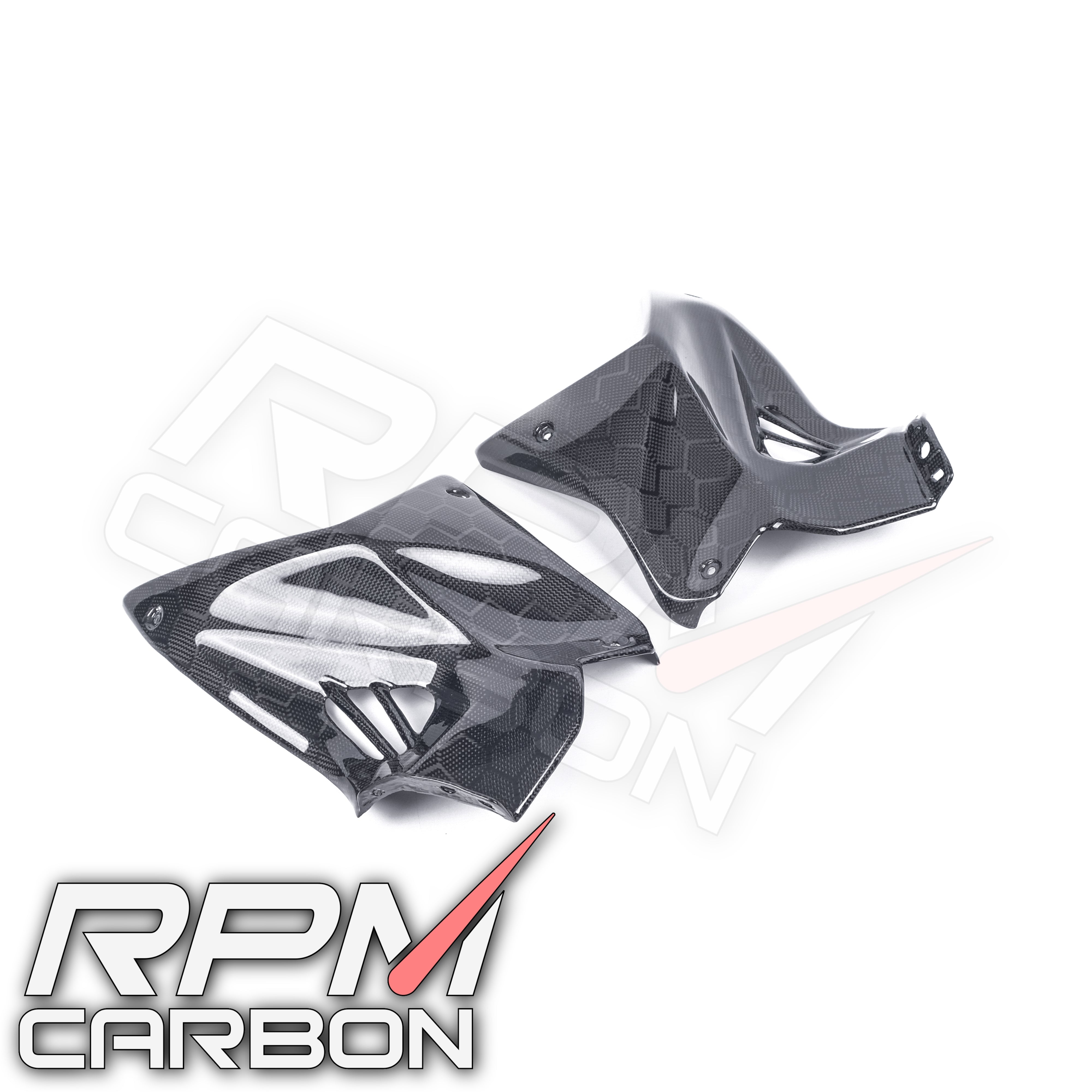 Kawasaki H2 / H2R Carbon Fiber Front Tank Side Panels