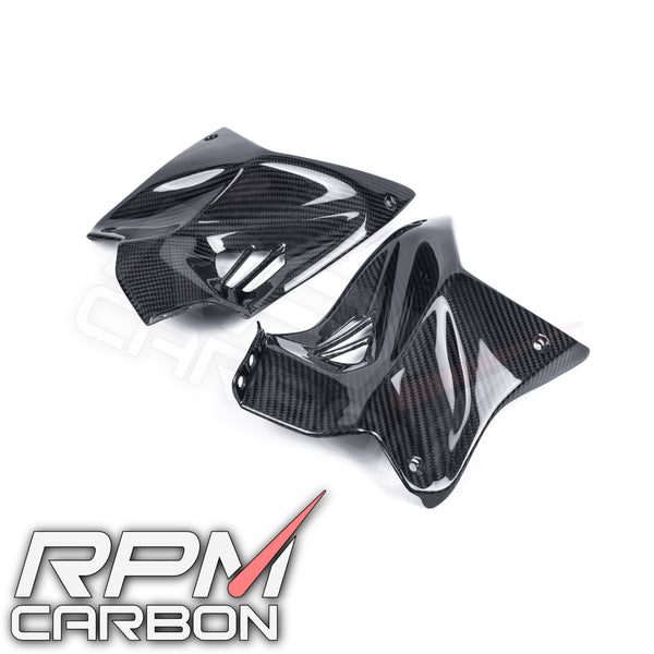 Kawasaki H2 / H2R Carbon Fiber Front Tank Side Panels