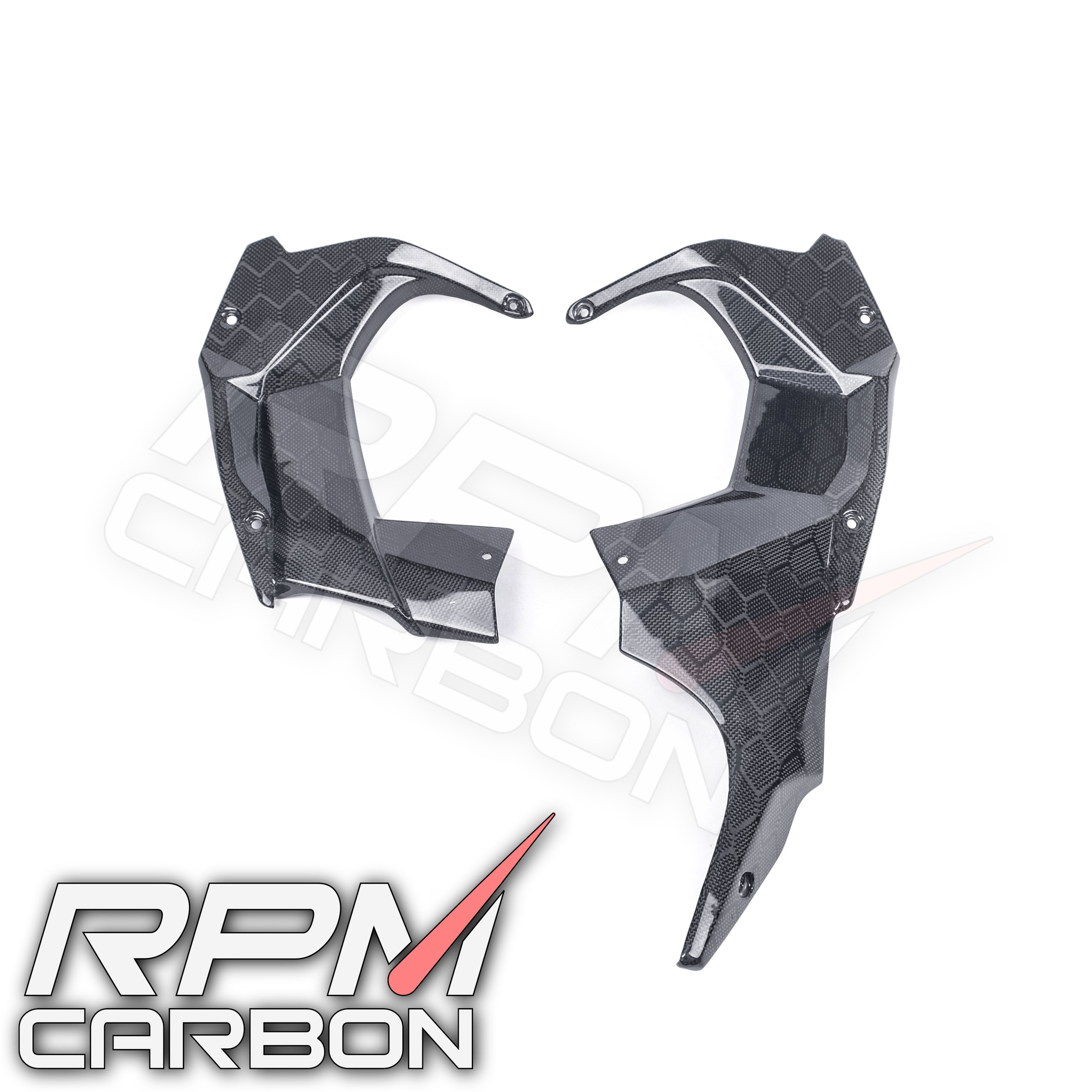 Kawasaki H2 Carbon Fiber Dashpanel Side Panels