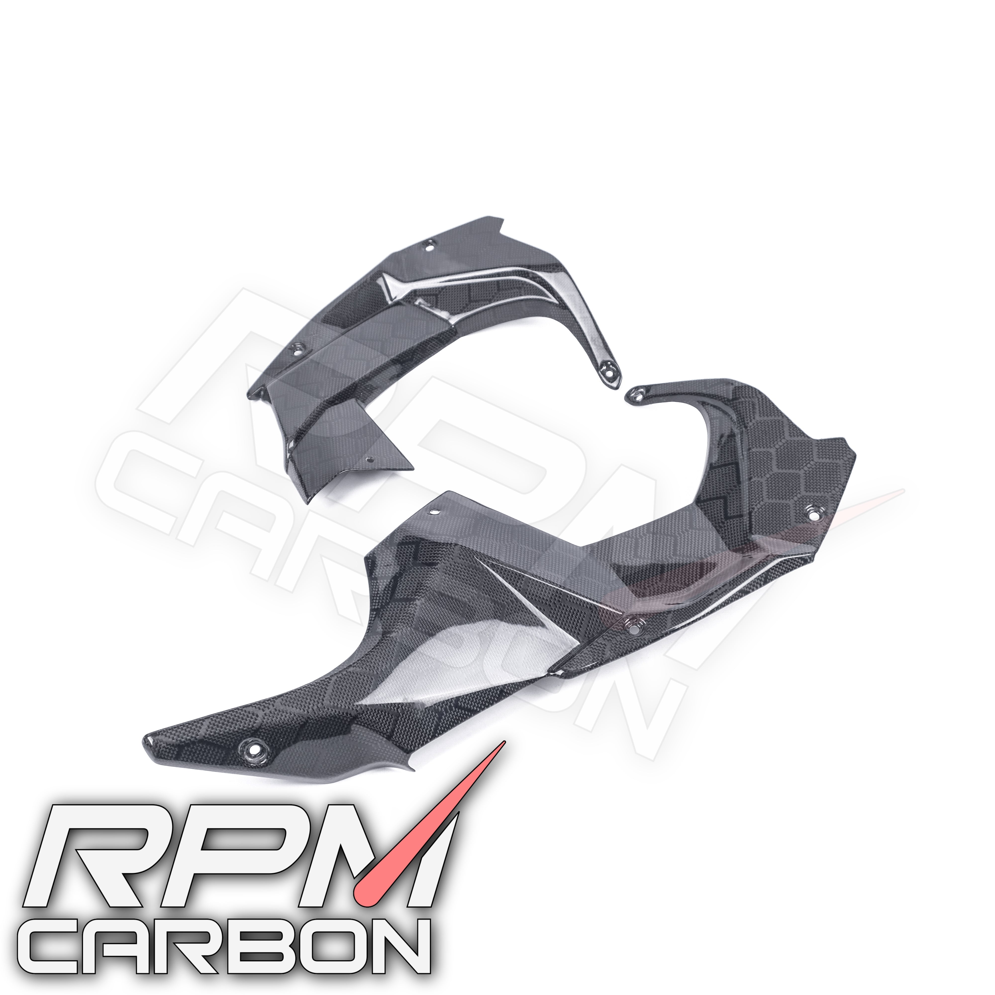 Kawasaki H2 Carbon Fiber Dashpanel Side Panels