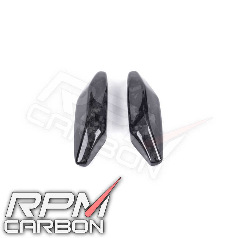 Kawasaki H2 Carbon Fiber Tail Rubber Pads