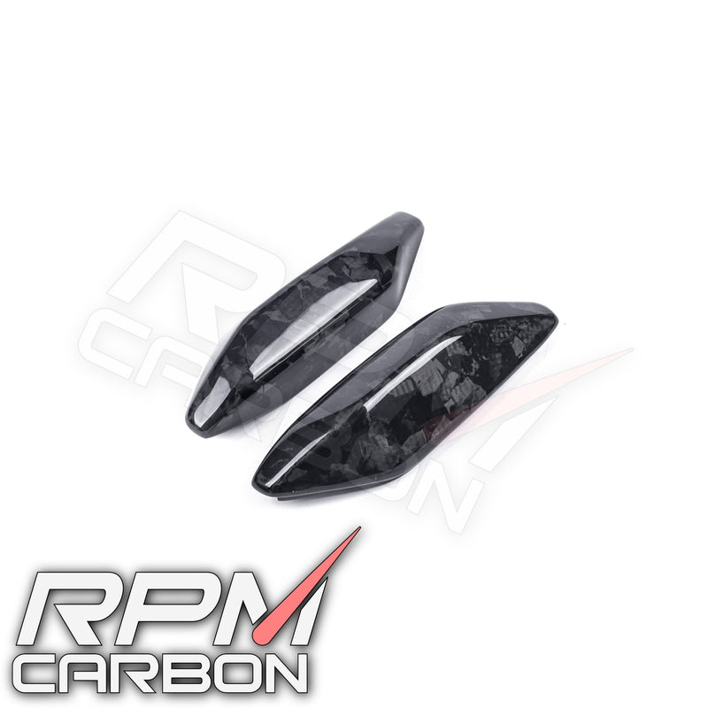 Kawasaki H2 Carbon Fiber Tail Rubber Pads