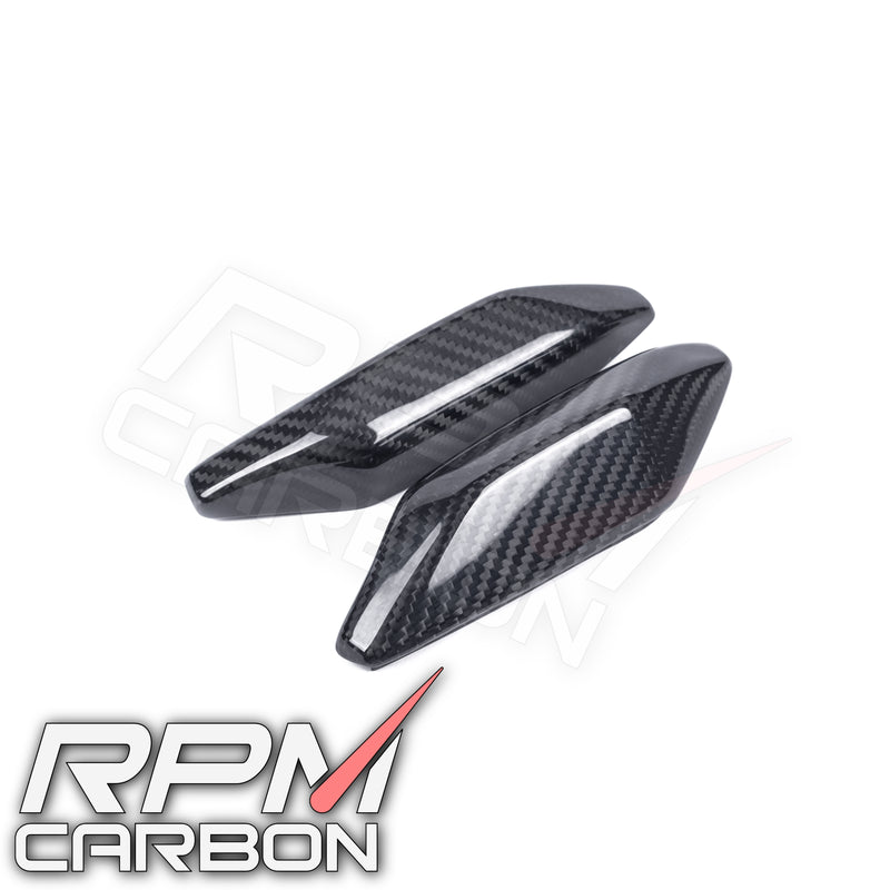 Kawasaki H2 Carbon Fiber Tail Rubber Pads