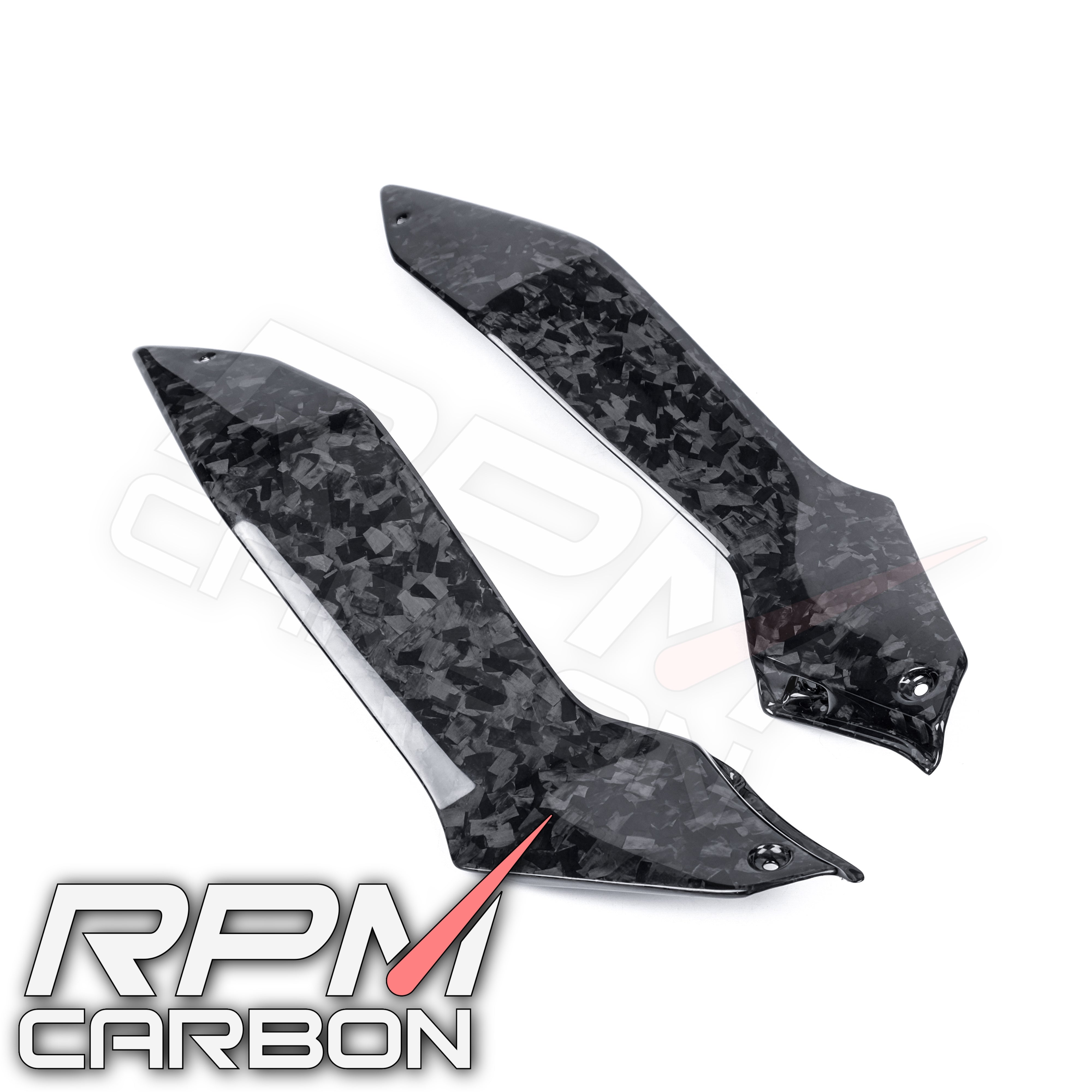 Kawasaki Z H2 Carbon Fiber Chain Tank Side Panels