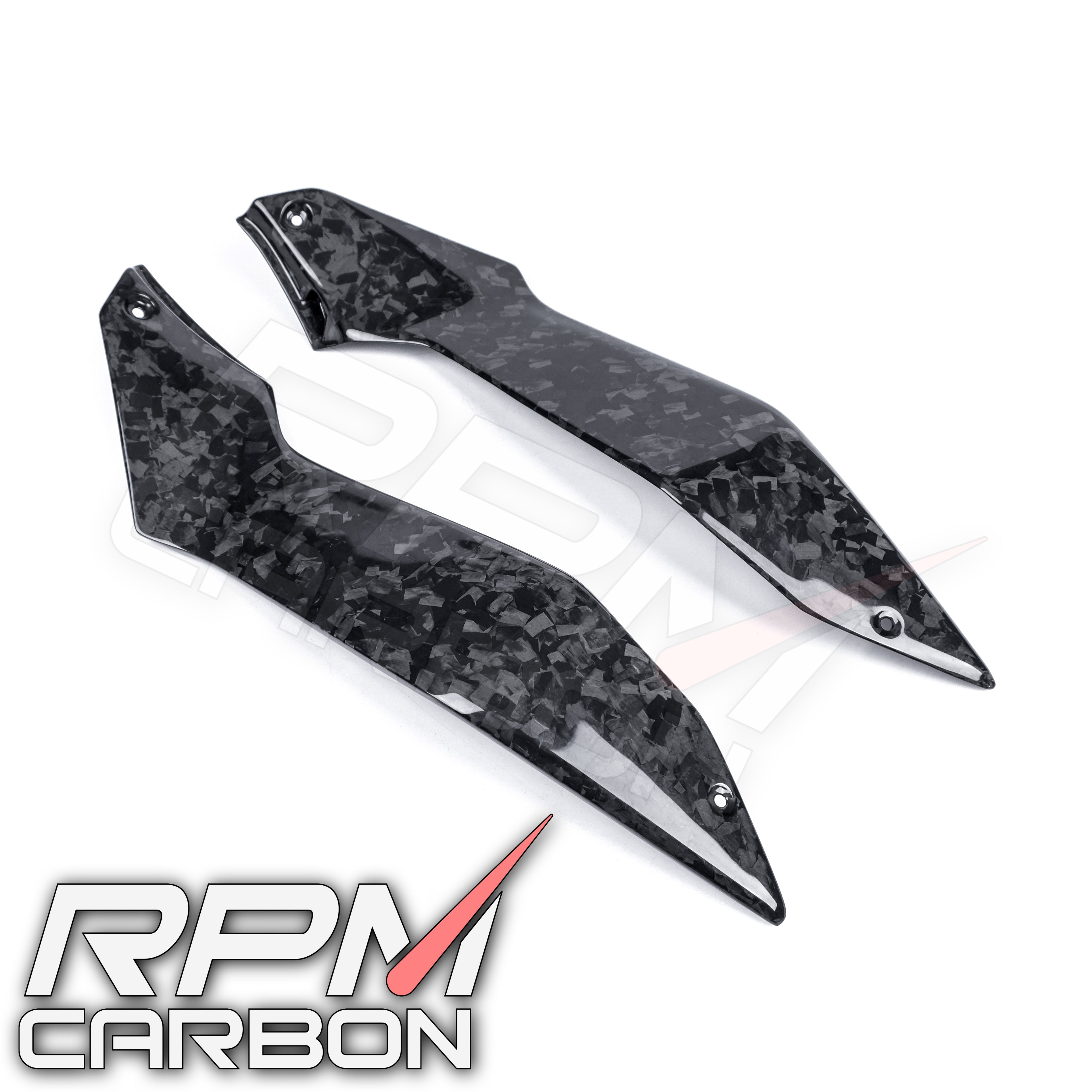 Kawasaki Z H2 Carbon Fiber Chain Tank Side Panels