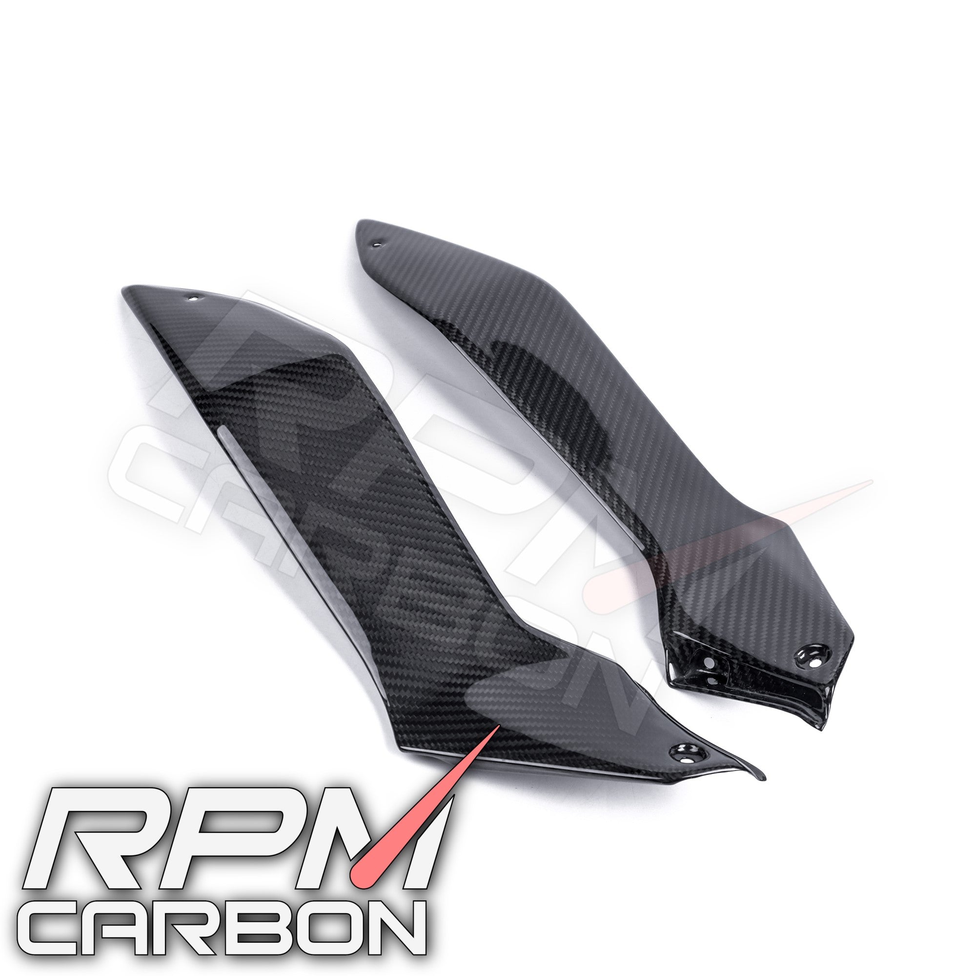 Kawasaki Z H2 Carbon Fiber Chain Tank Side Panels