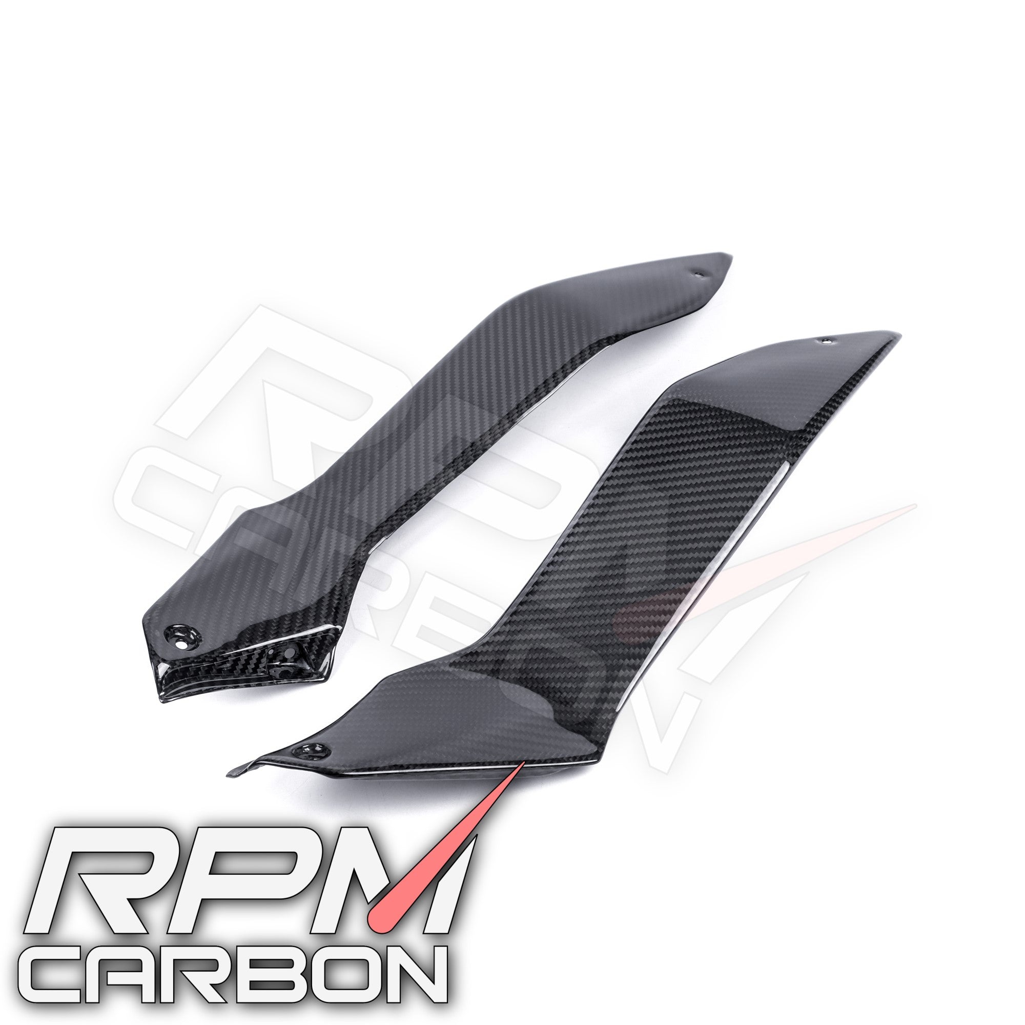 Kawasaki Z H2 Carbon Fiber Chain Tank Side Panels