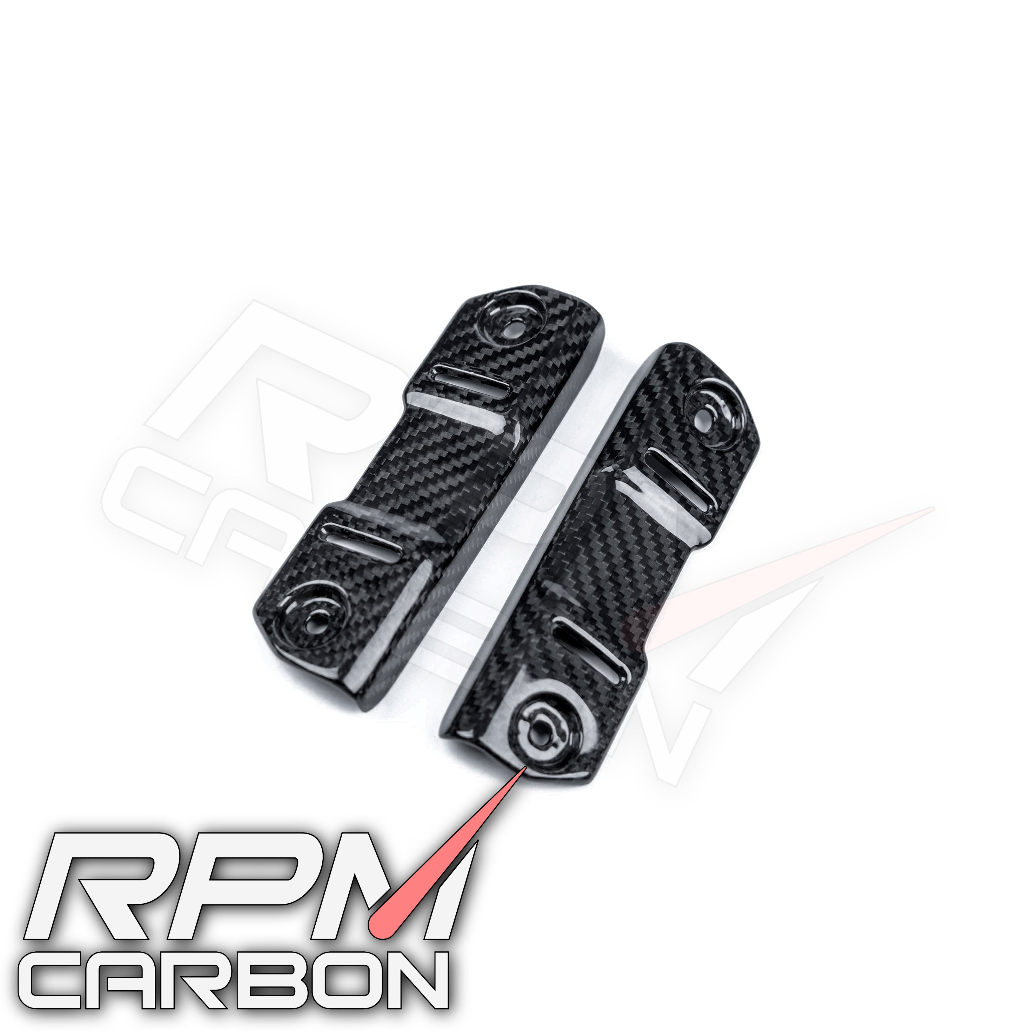 Kawasaki Z H2 Carbon Fiber Radiator Guards Covers