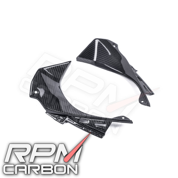 Kawasaki ZX-6R Carbon Fiber Dash Side Panels