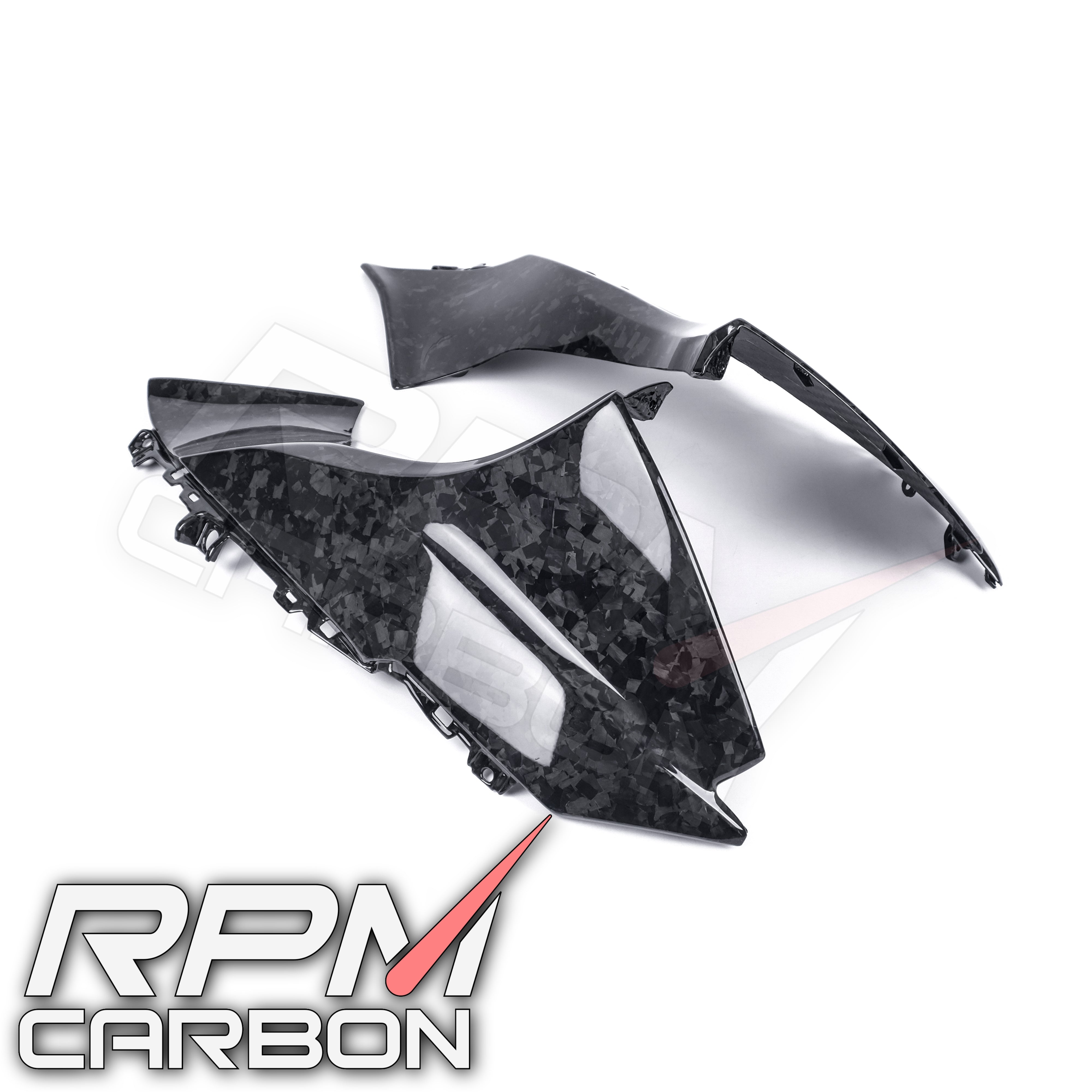 Suzuki GSX-R 1000 2017+ Carbon Fiber Upper Side Fairings Cowls