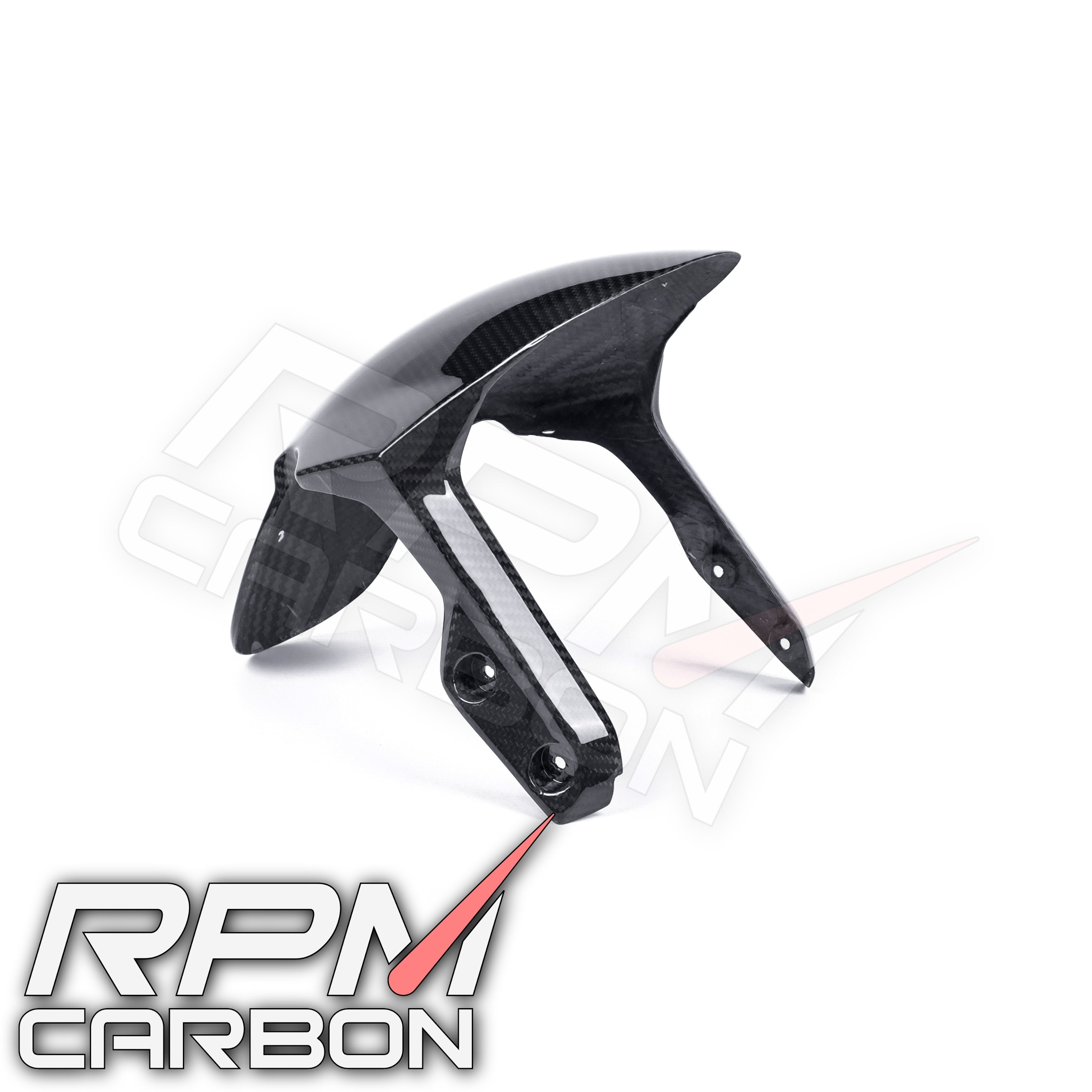 Triumph  Daytona 660 2024+ Carbon Fiber Front Fender Hugger
