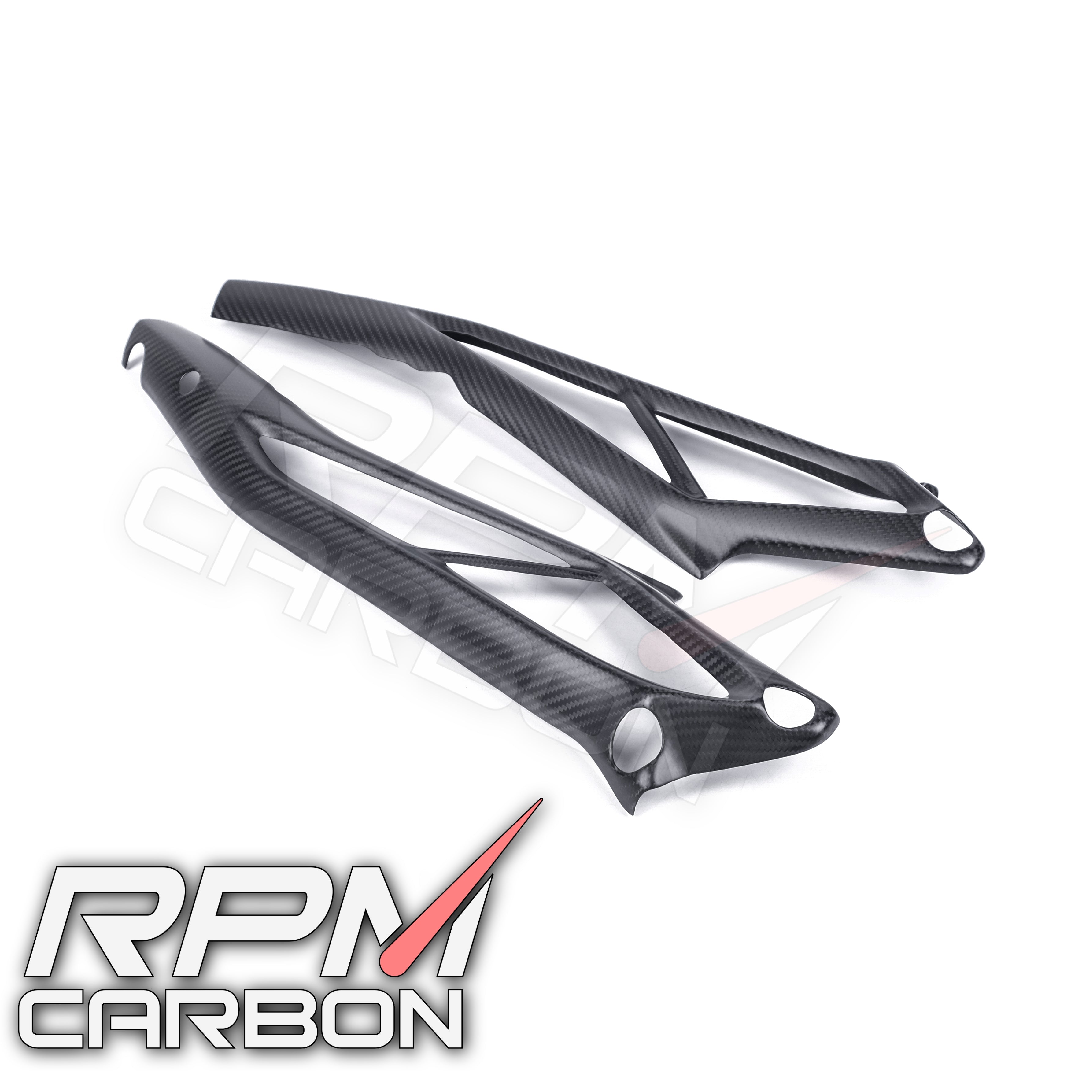 Triumph Street Triple 765 Carbonfaser-Hilfsrahmenabdeckungen