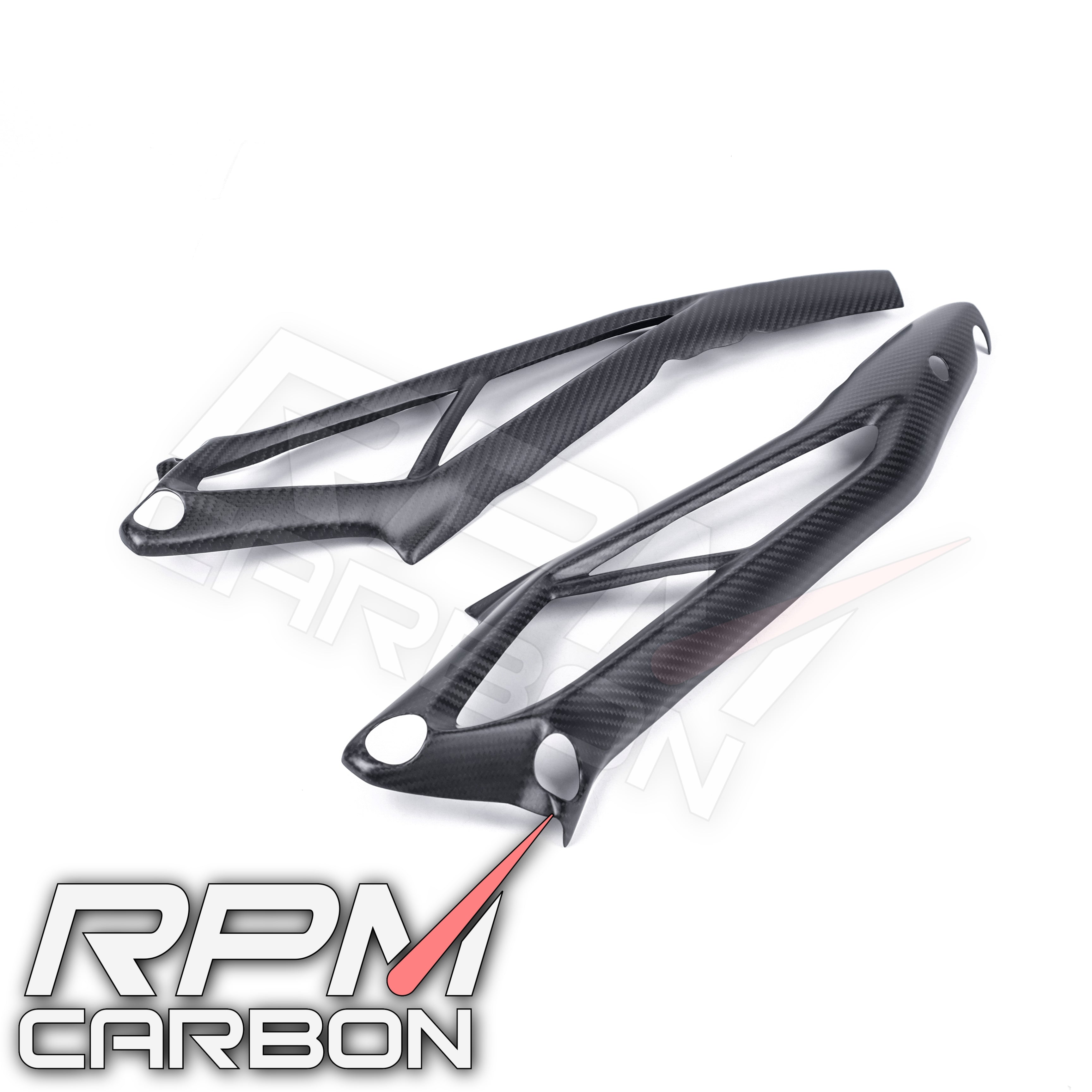 Triumph Street Triple 765 Carbonfaser-Hilfsrahmenabdeckungen