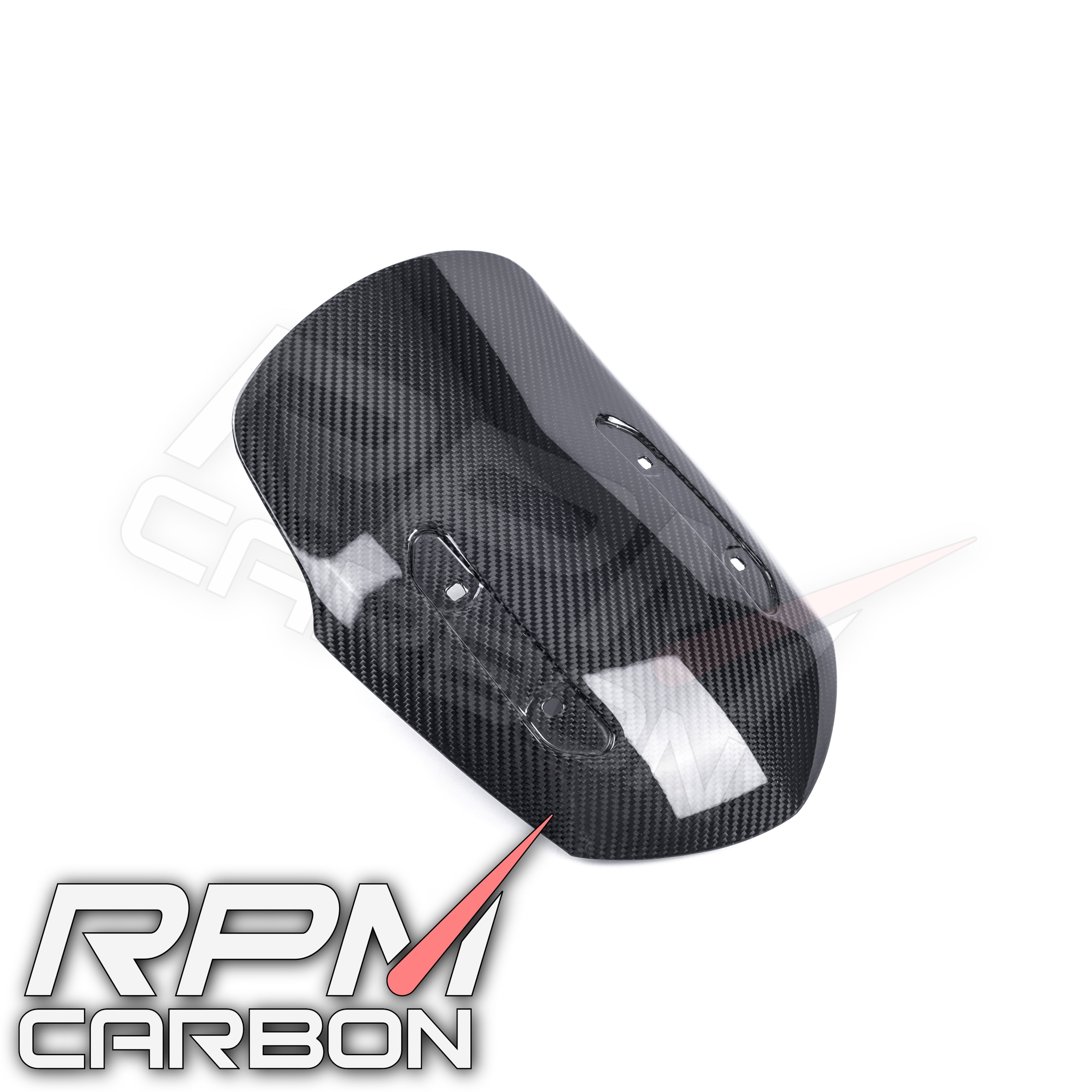 Triumph Street Triple 765 Carbon Fiber Front Fender by RPM Carbon